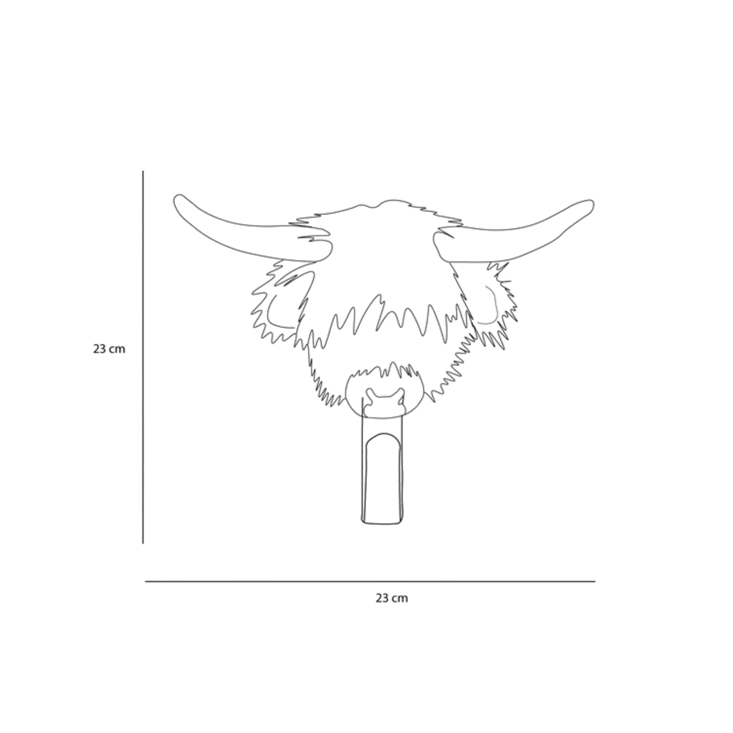 Highland Cow Coat Hanger