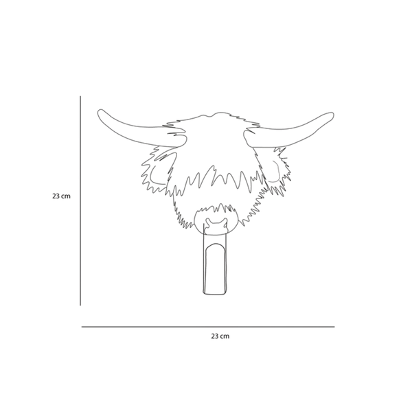Highland Cow Coat Hanger