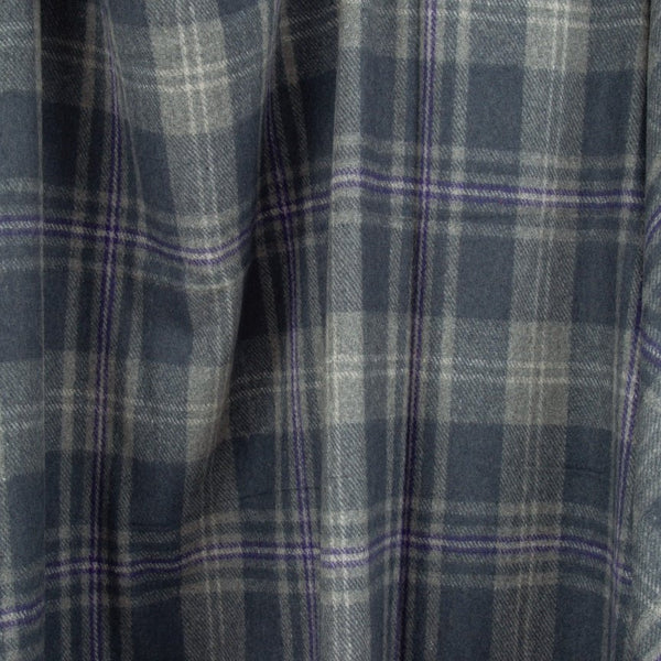 Highland Dreams - Recycled Wool Blanket - Persevere Flint Grey Tartan - Heating & Plumbing London - Throw