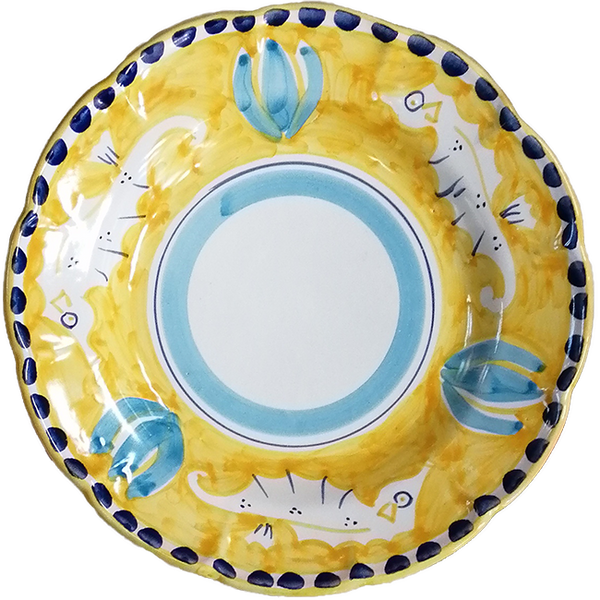 Amalfi Seahorse Plate 16 cm – Yellow