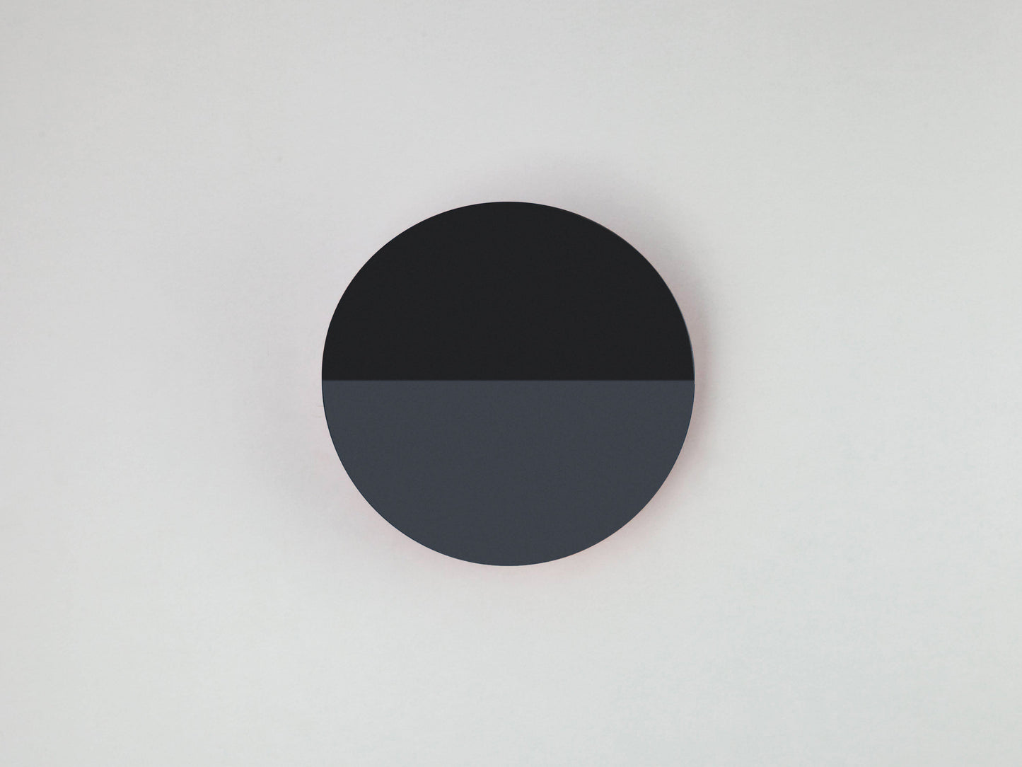 Charcoal grey diffuser wall light