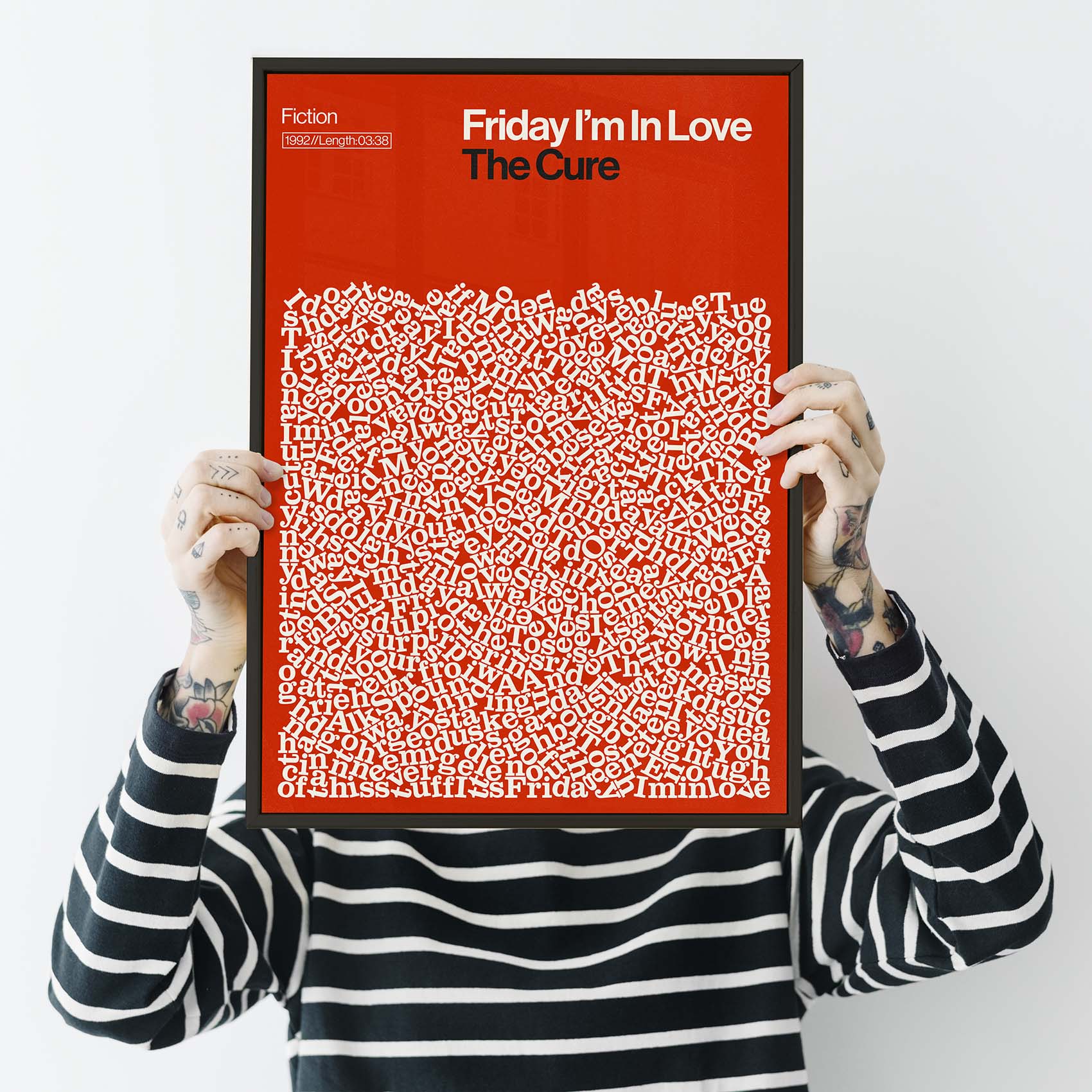 Friday I'm in Love - The Cure - Song Lyric Print