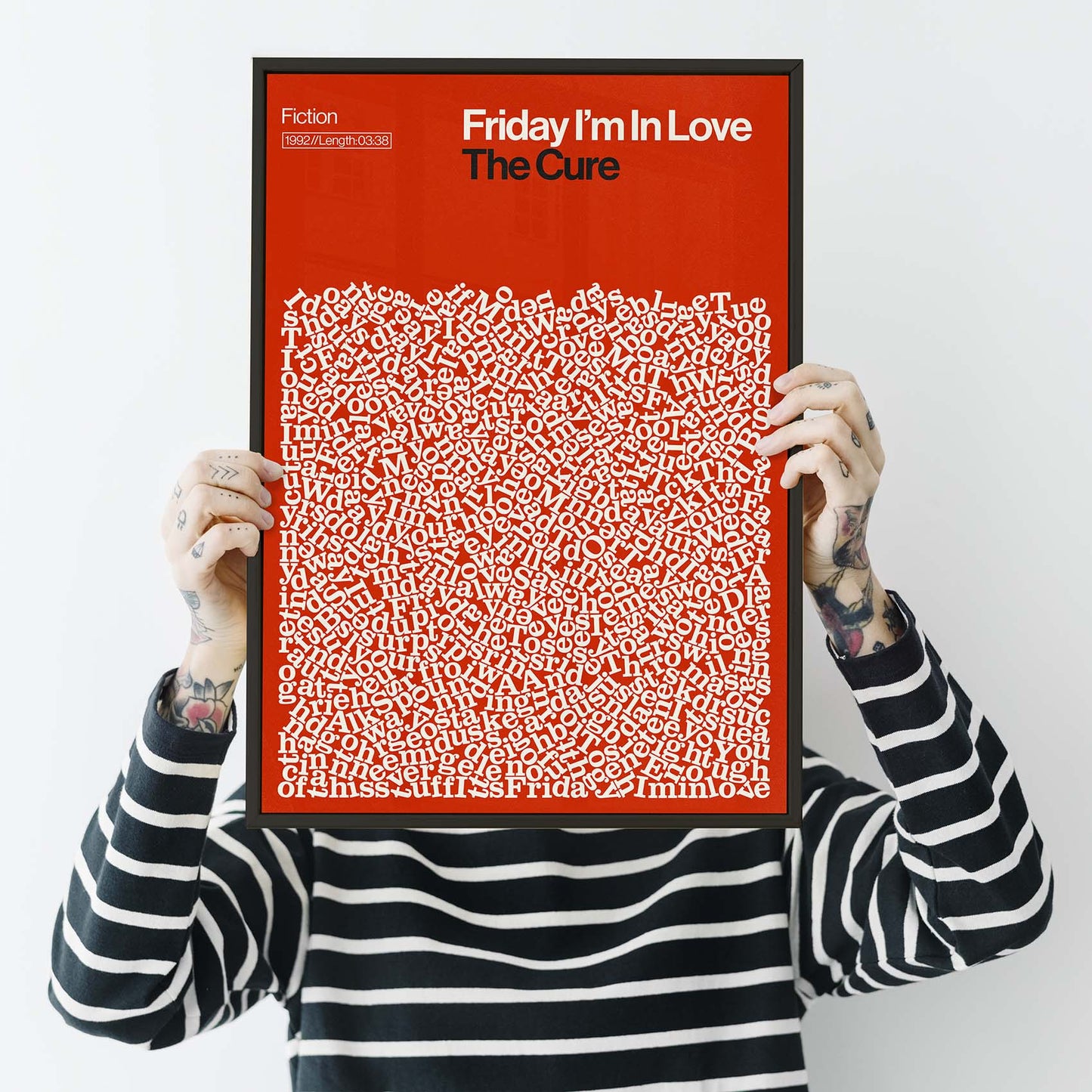 Friday I'm in Love - The Cure - Song Lyric Print