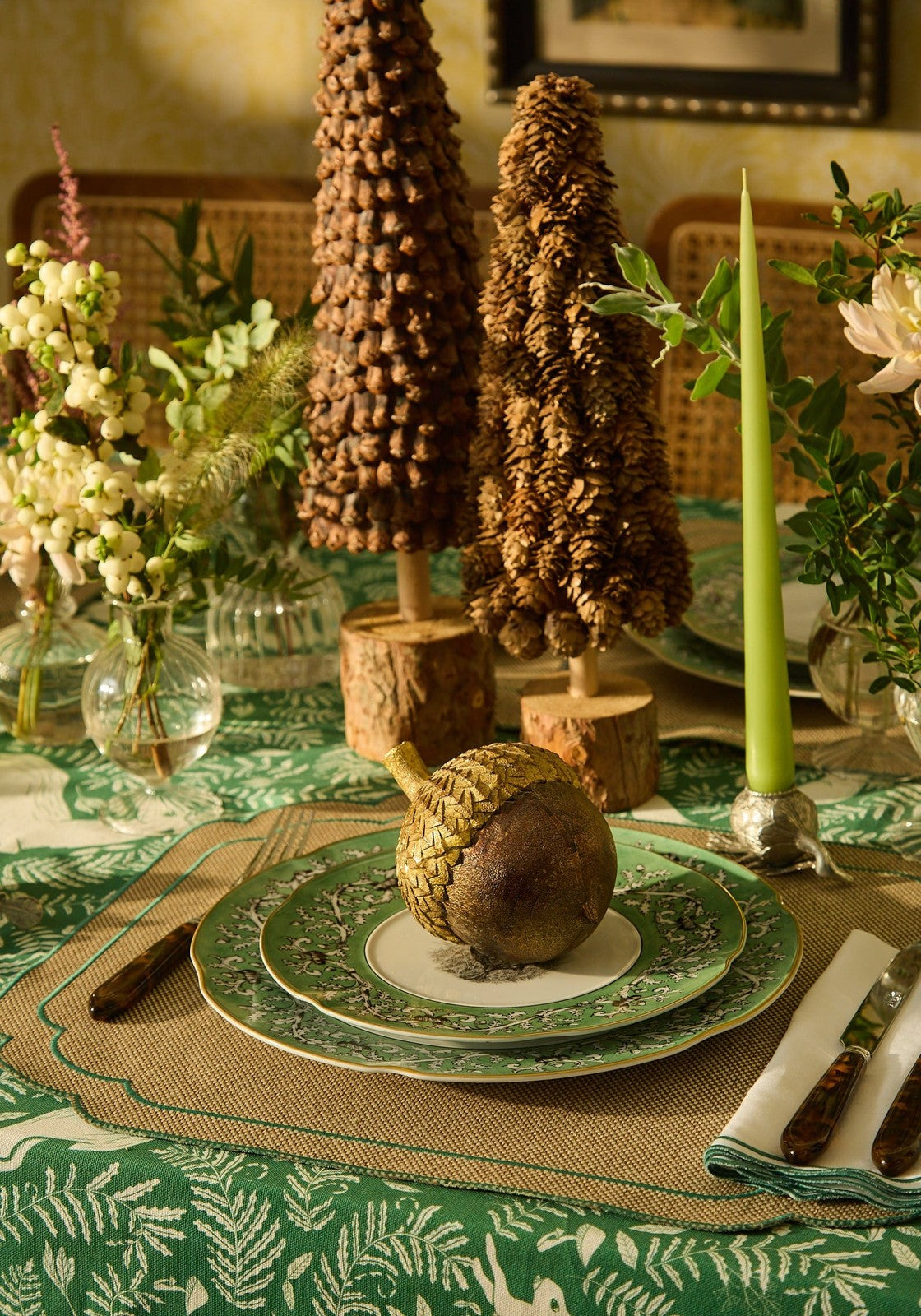 Holly Pinecone Tree