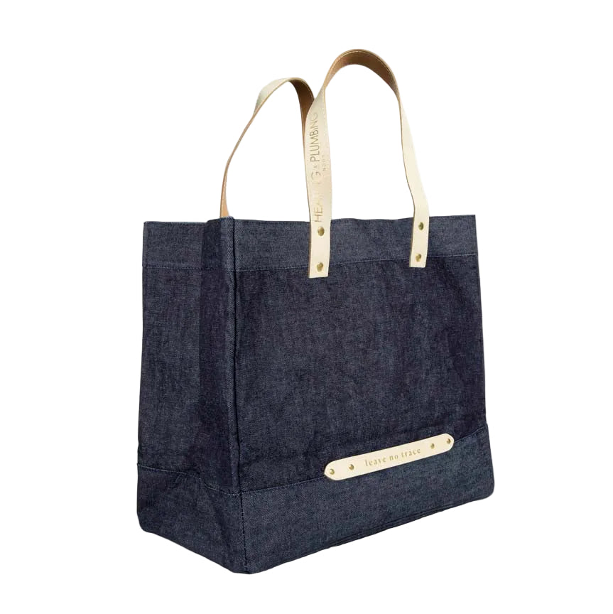 "Leave No Trace" Tote Bag - Cream