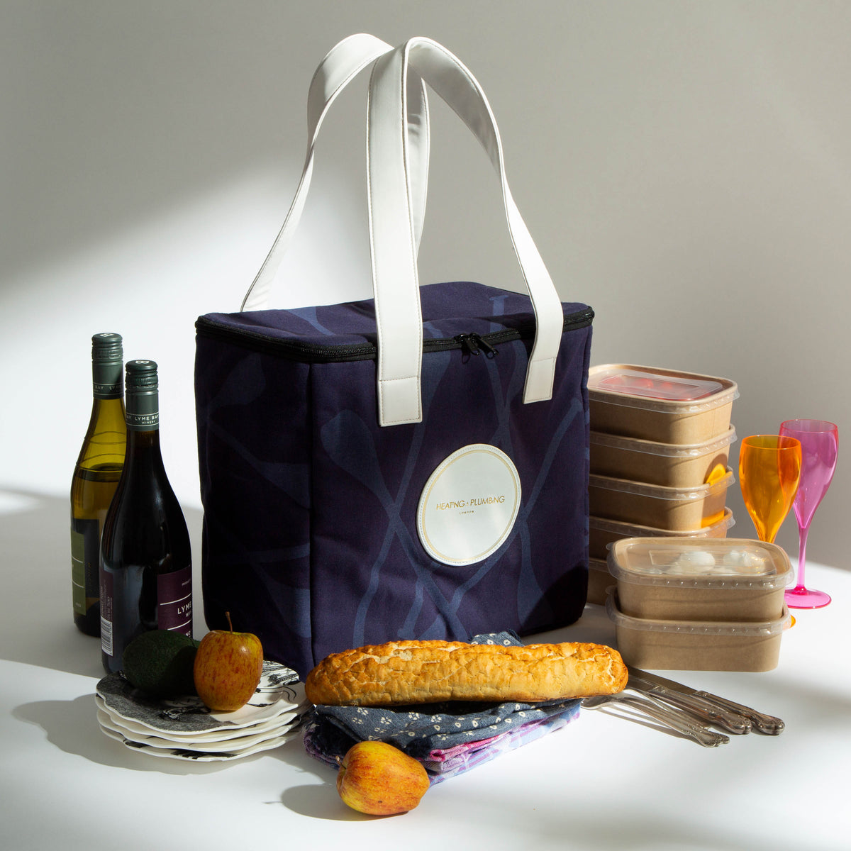 Picnic Cooler Bag - Park Life Grey