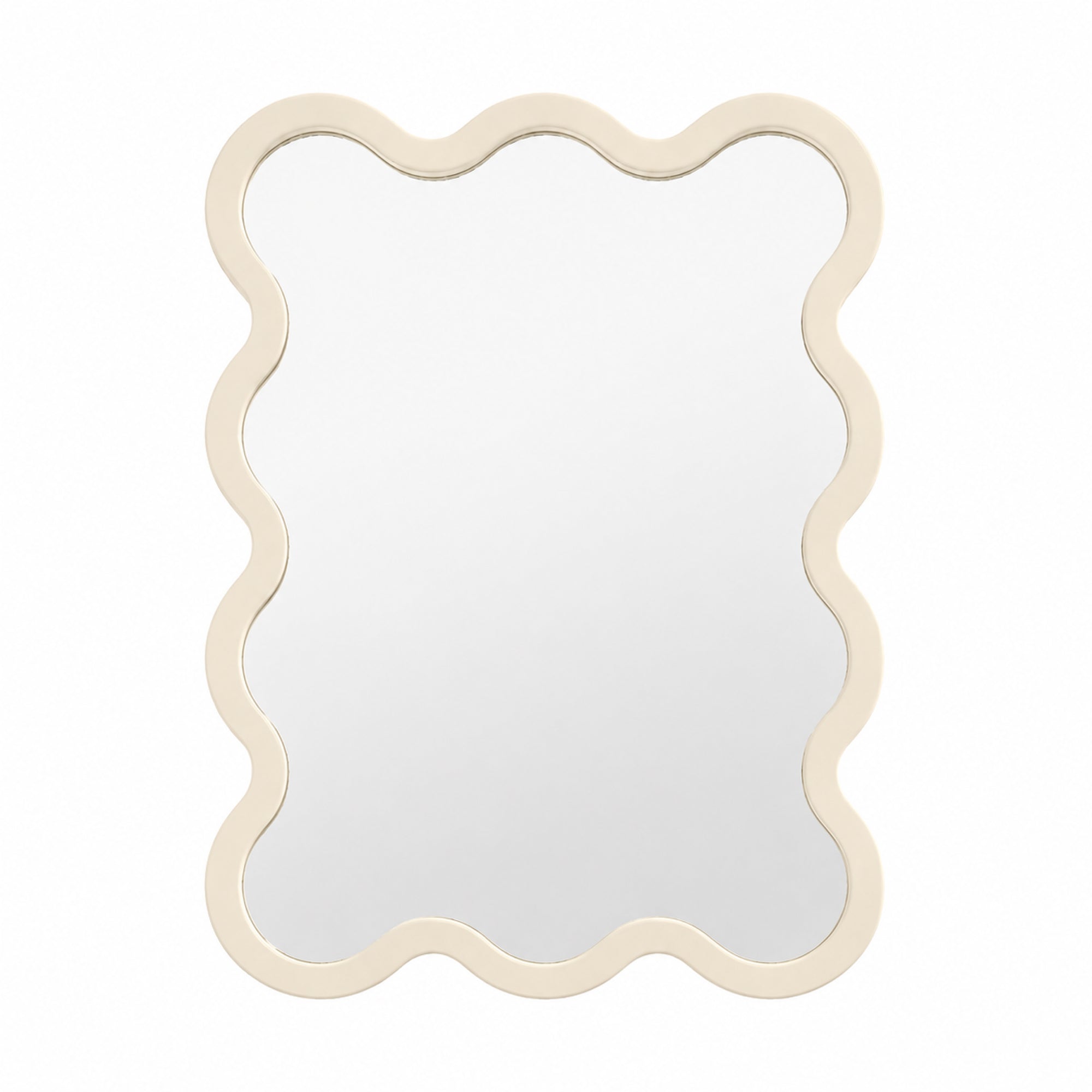 Wall Luxury Black Wavy Hvyli 10 Mirror Available in Any Color