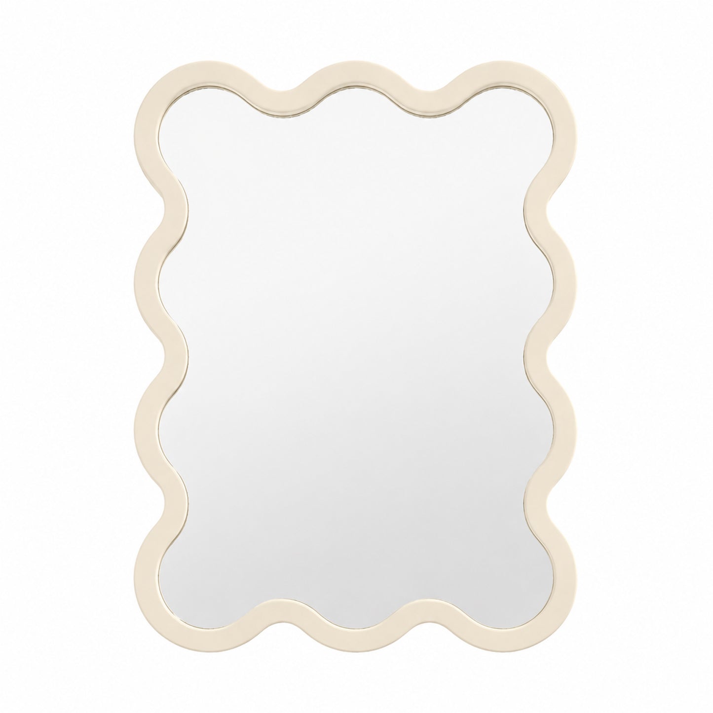 Wall Luxury Black Wavy Hvyli 10 Mirror Available in Any Color