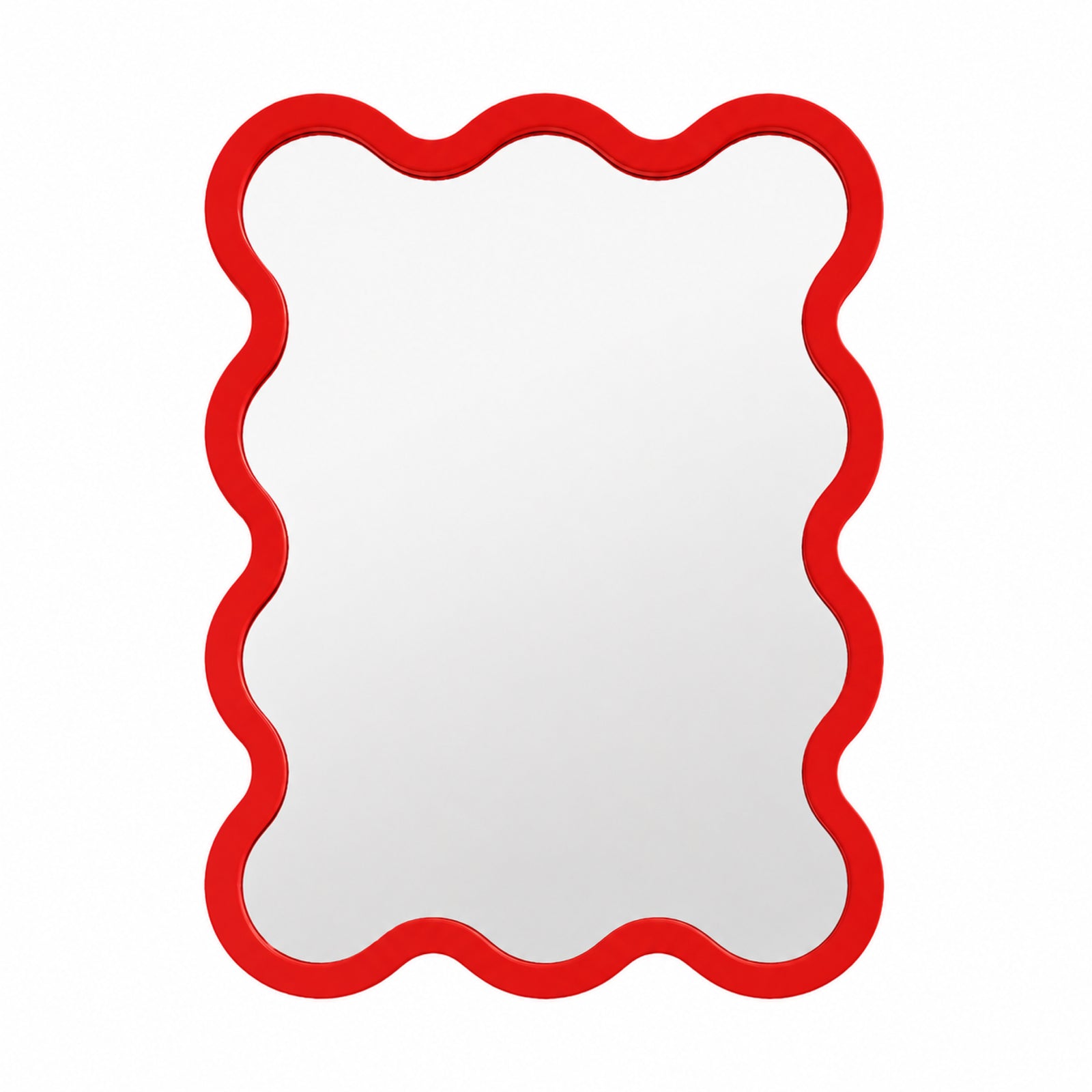 Wall Luxury Black Wavy Hvyli 10 Mirror Available in Any Color