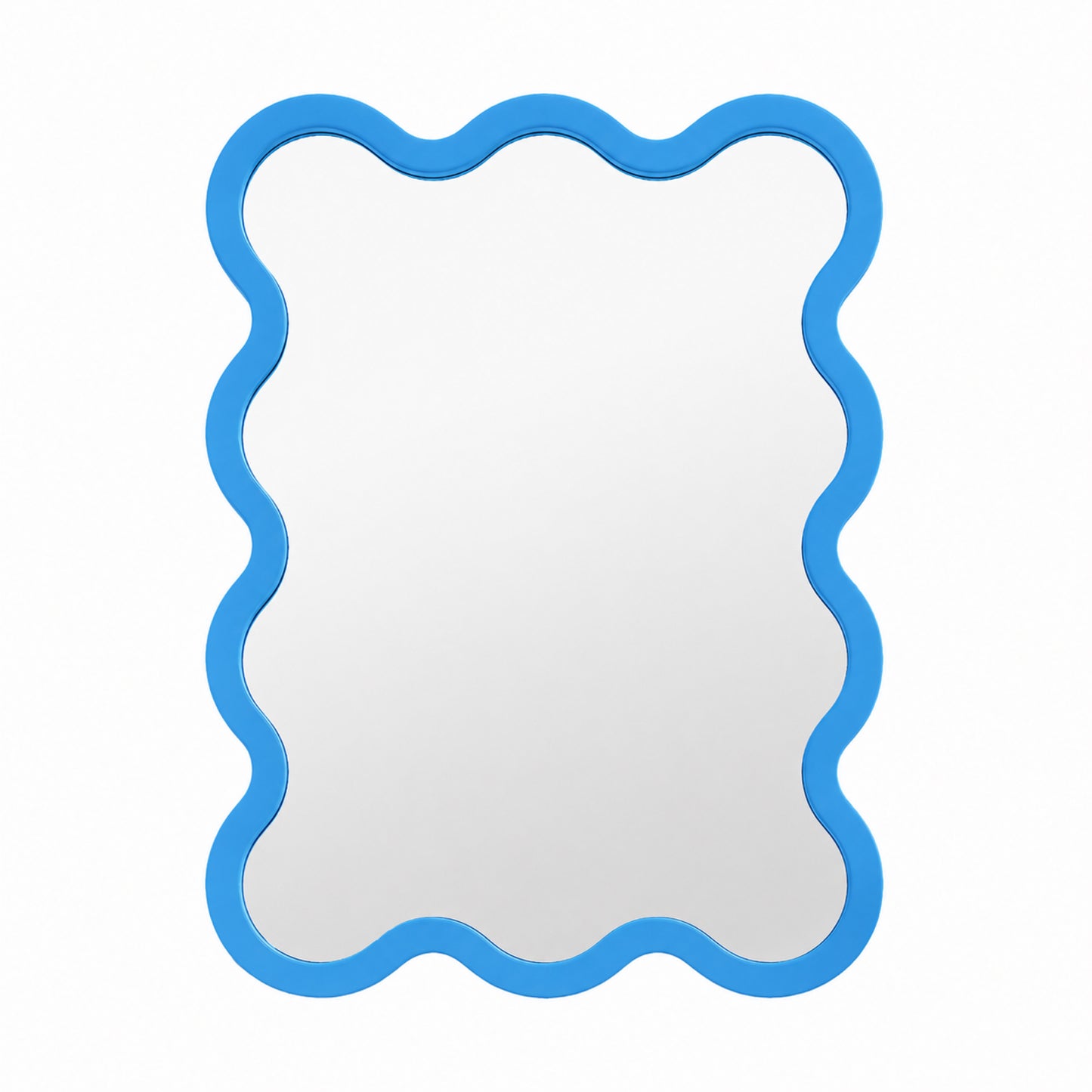 Wall Luxury Black Wavy Hvyli 10 Mirror Available in Any Color