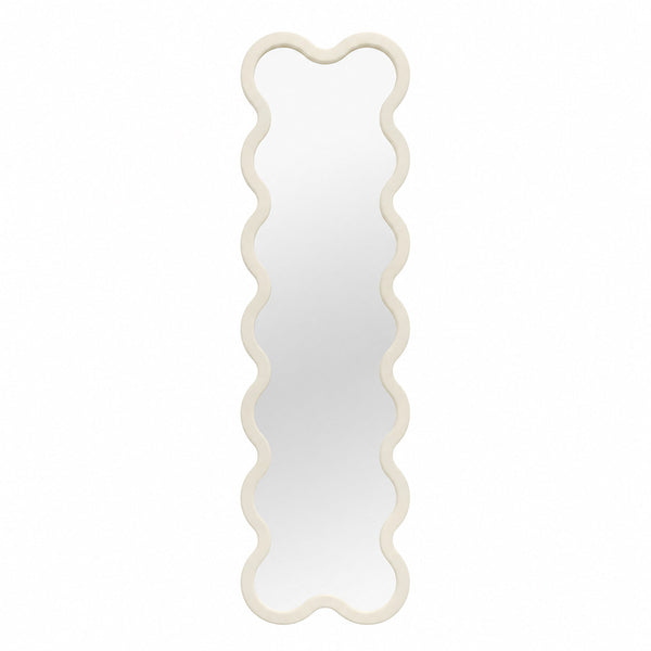 Hvyli 14 - Narrow Contemporary Wavy Wall Mirror