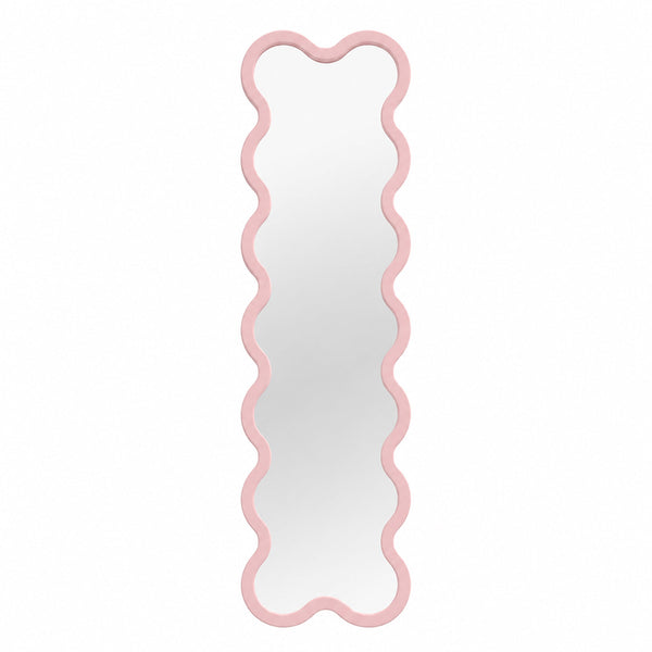 Hvyli 14 - Narrow Contemporary Wavy Wall Mirror