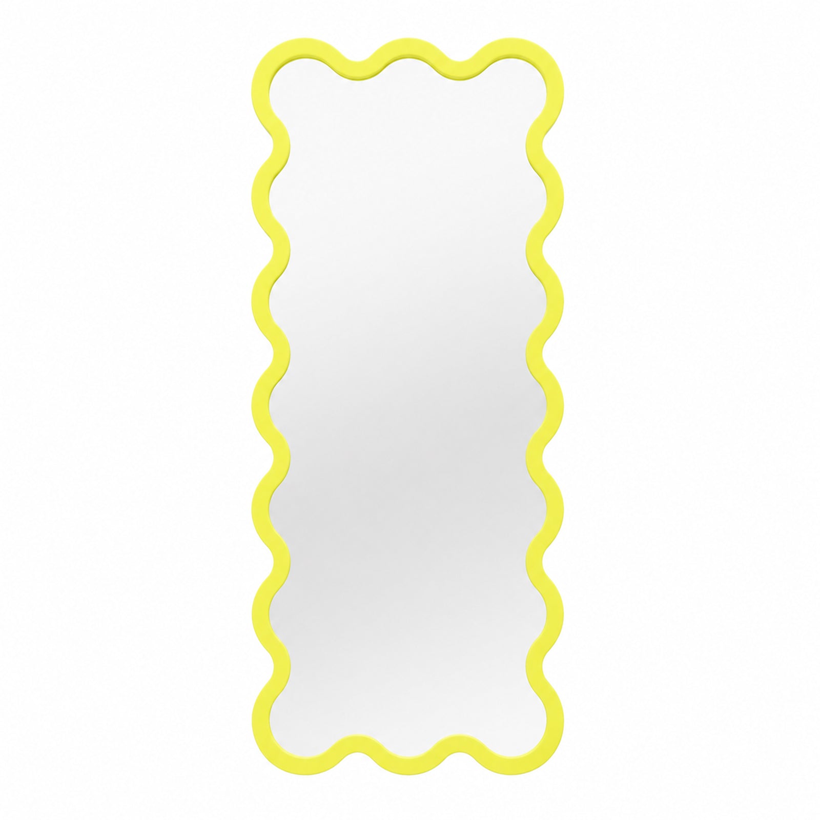 Large Organic Hvyli 16 Light Blue Wall Mirror