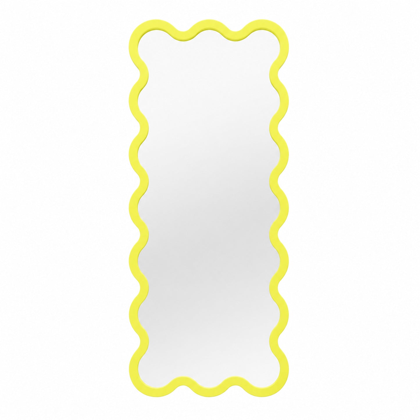 Large Organic Hvyli 16 Light Blue Wall Mirror