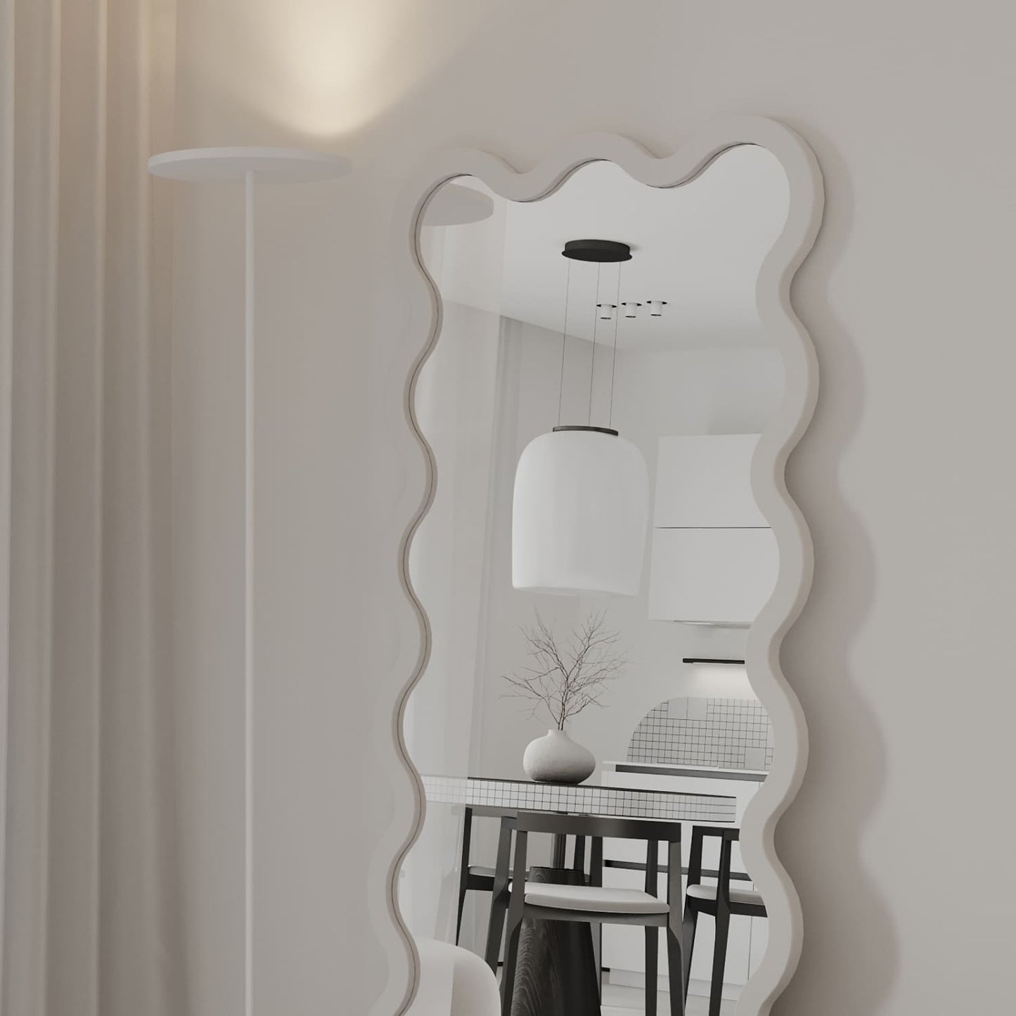 Black Luxury Full Length Hvyli 16 Contemporary Mirror