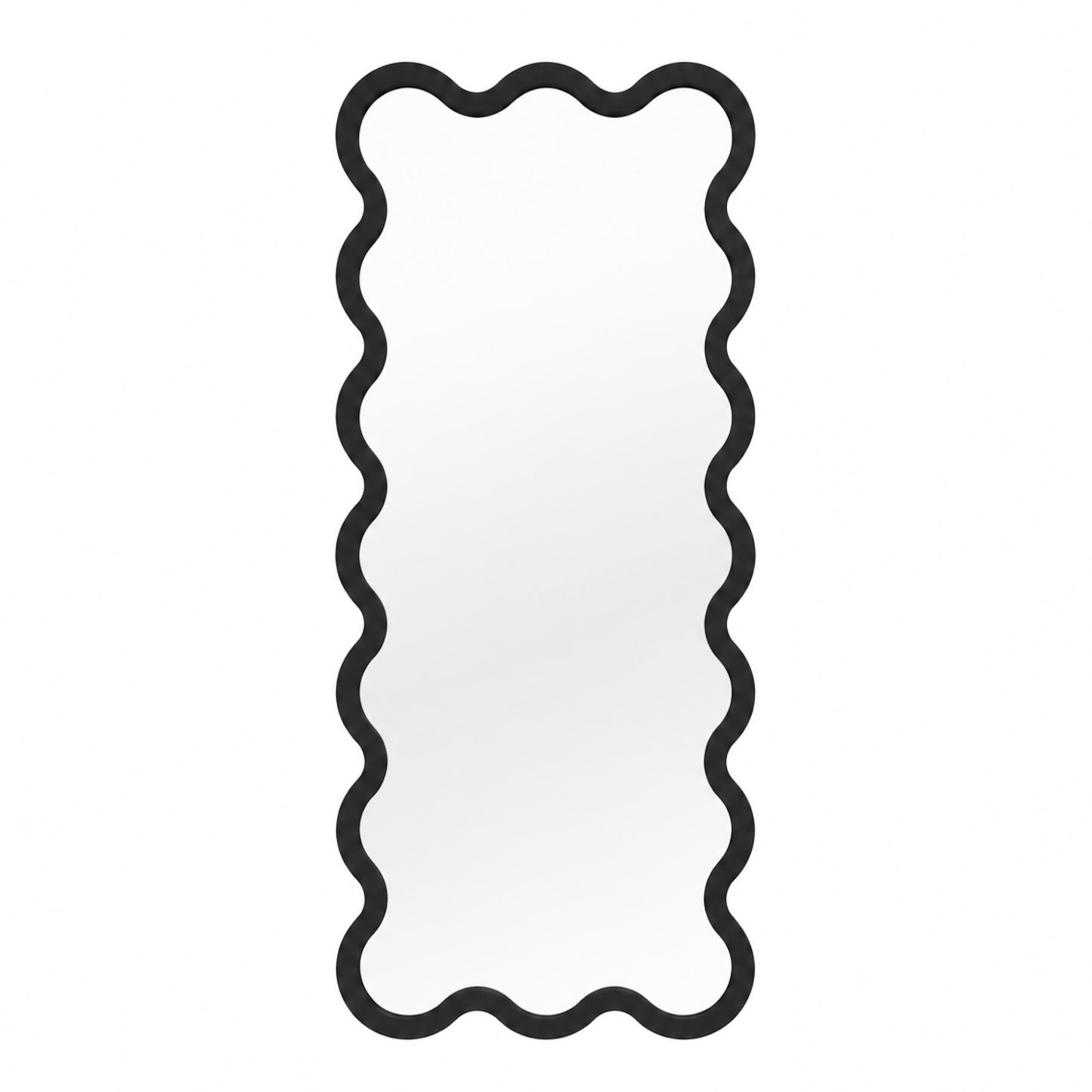 Large Organic Hvyli 16 Light Blue Wall Mirror