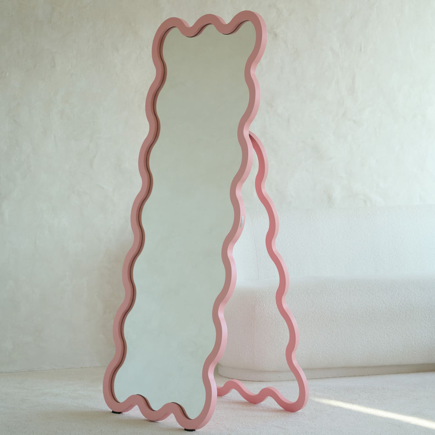 Designer Free Standing Living Room Mirror - Pink Hvyli 16