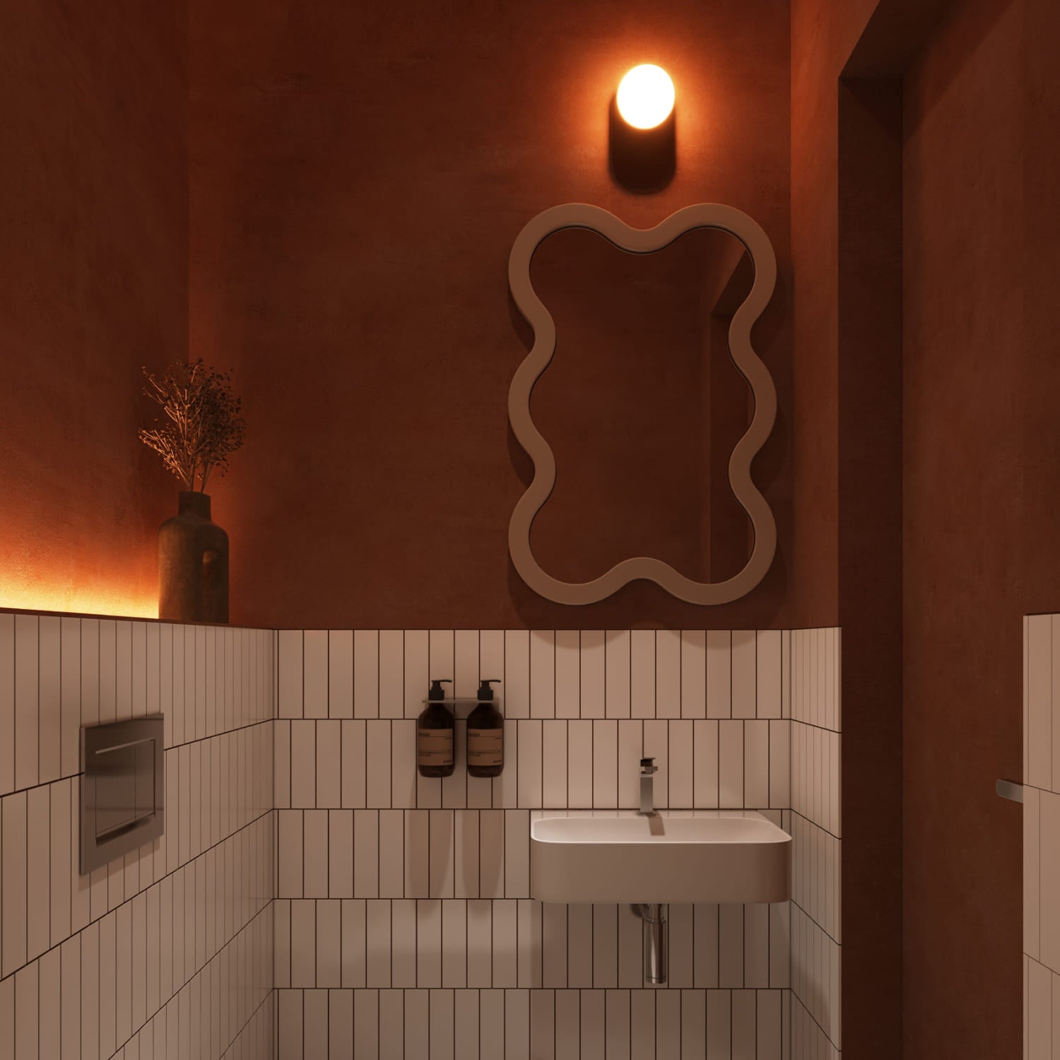 Hvyli 6 - Small Wall Luxury Mirror Available in Any Color