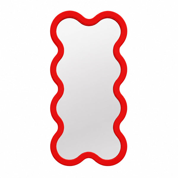 Hvyli 8 - Narrow Wavy Wall Mirror by oitoproducts