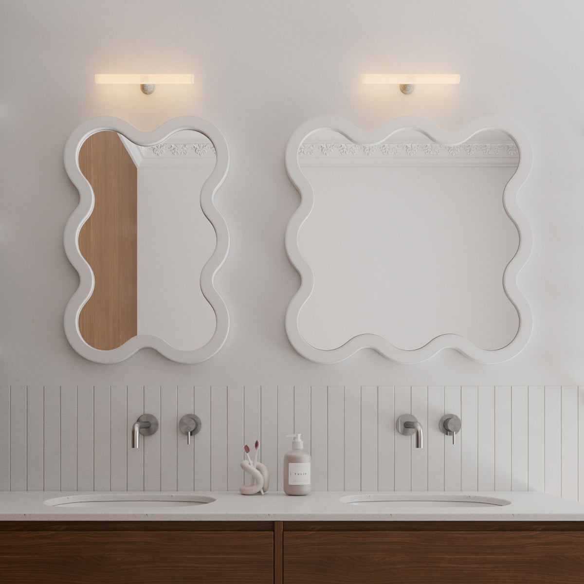 Mini Minimalist Rectangular Accent Mirror - Hvyli 6 by oitoproducts