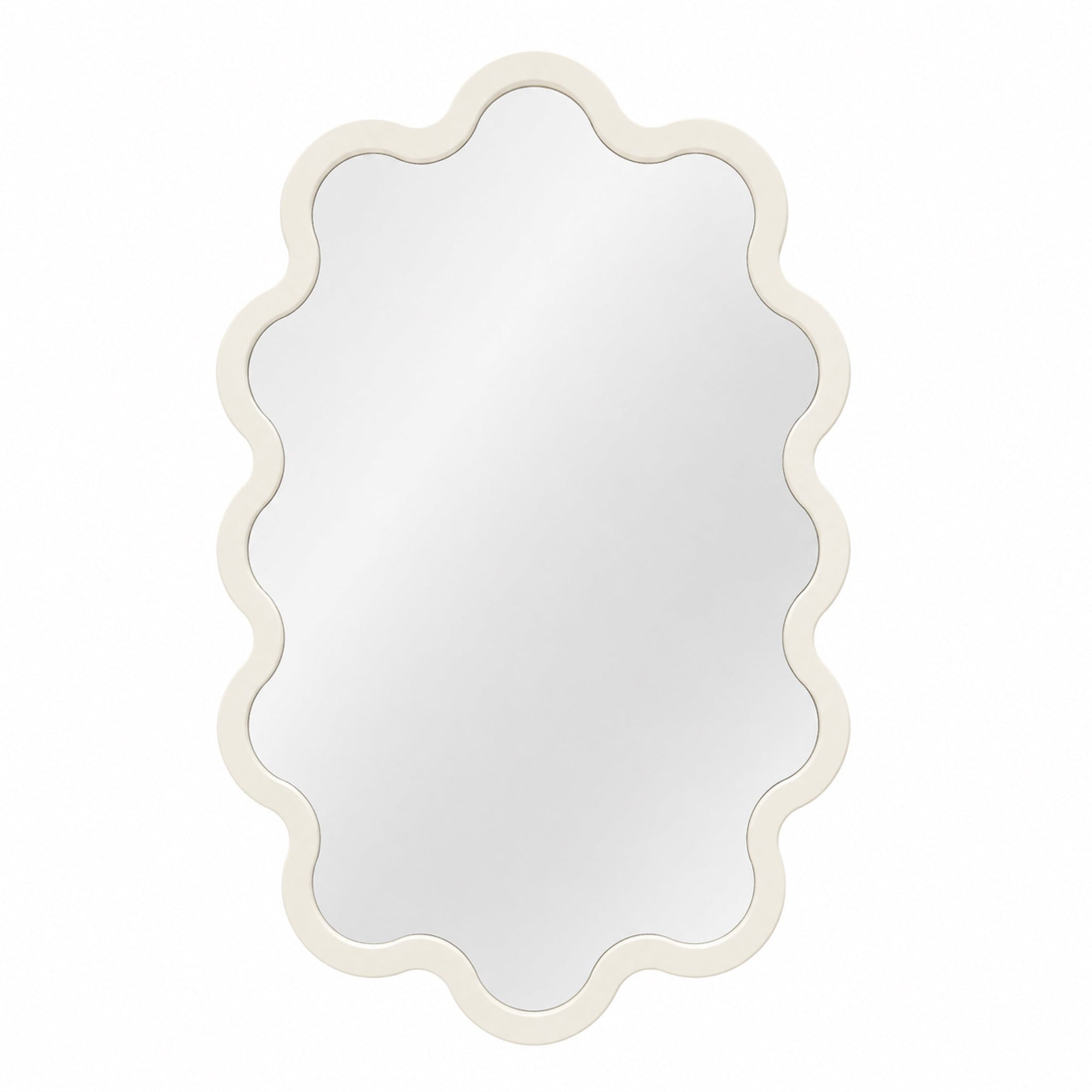Contemporary Organic Oval Wall Mirror for Modern Interiors – Hvyli Oval