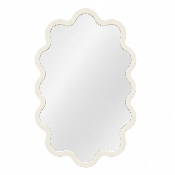Contemporary Organic Oval Wall Mirror for Modern Interiors – Hvyli Oval
