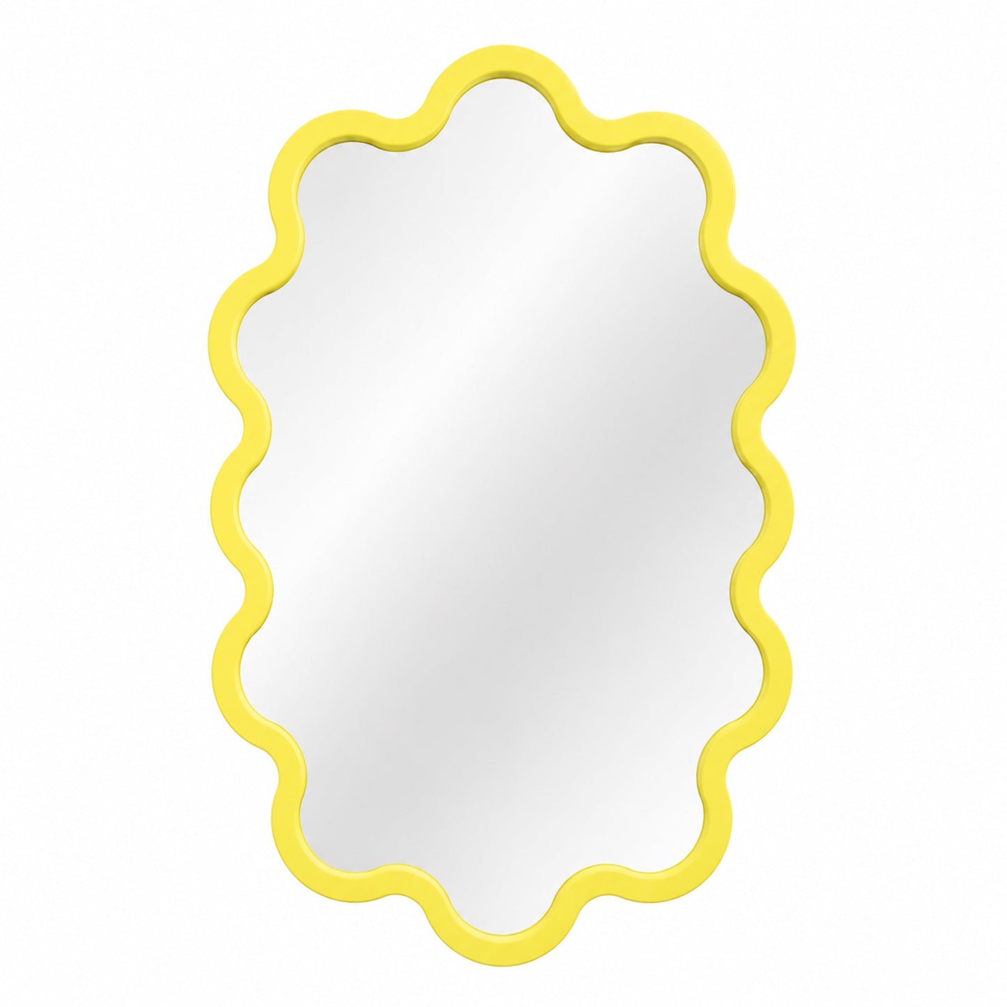 Contemporary Organic Oval Wall Mirror for Modern Interiors – Hvyli Oval