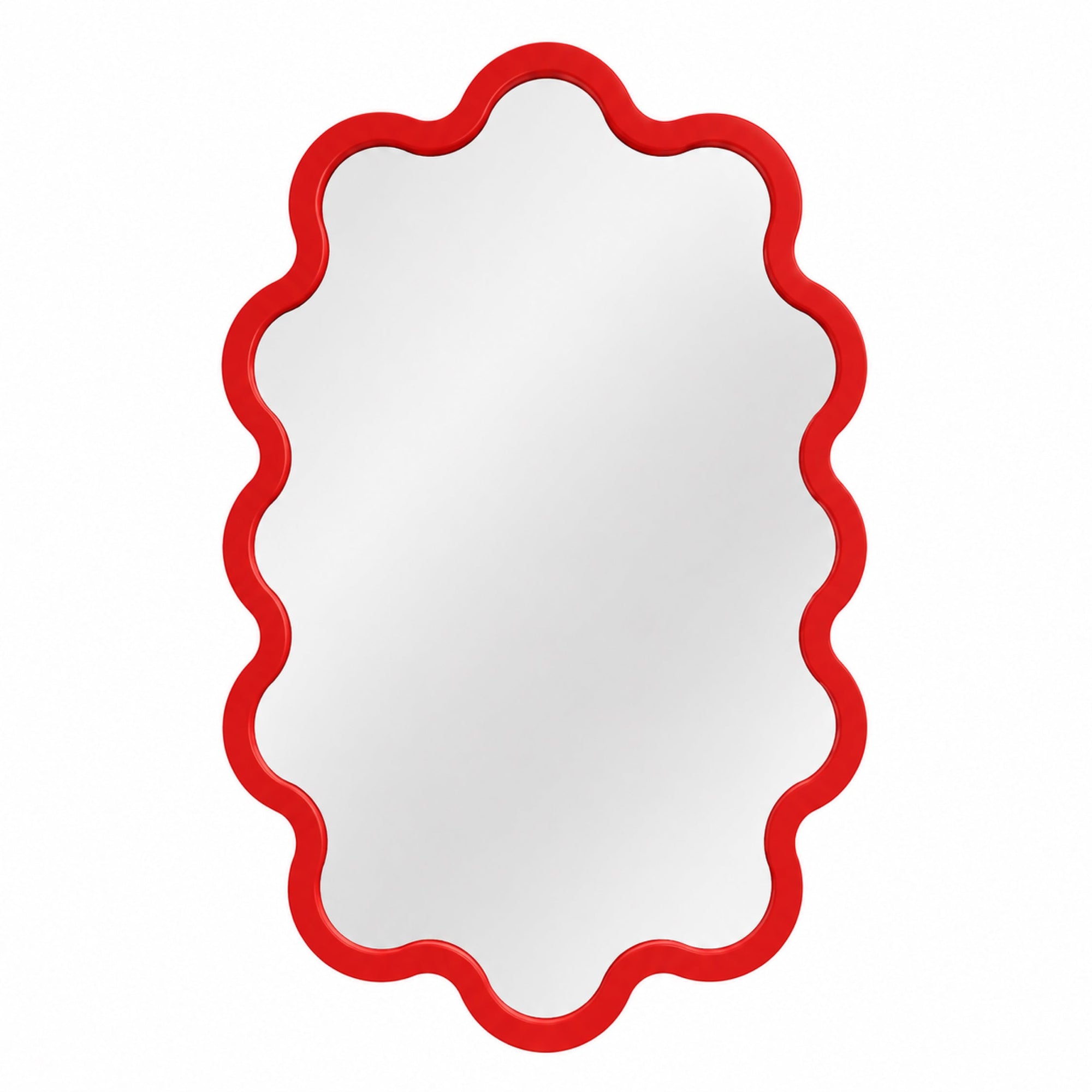 Contemporary Organic Oval Wall Mirror for Modern Interiors – Hvyli Oval