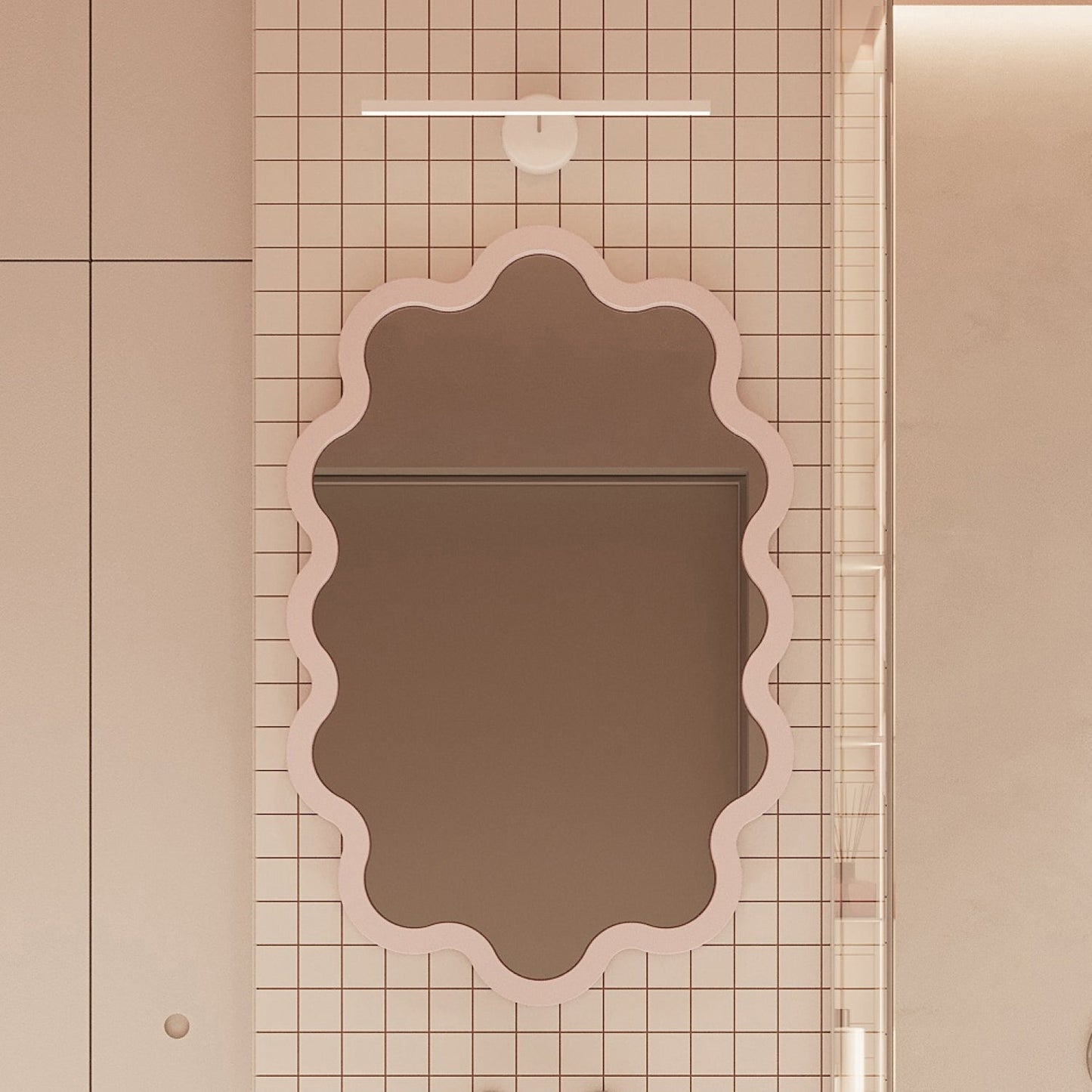 Contemporary Organic Oval Wall Mirror for Modern Interiors – Hvyli Oval