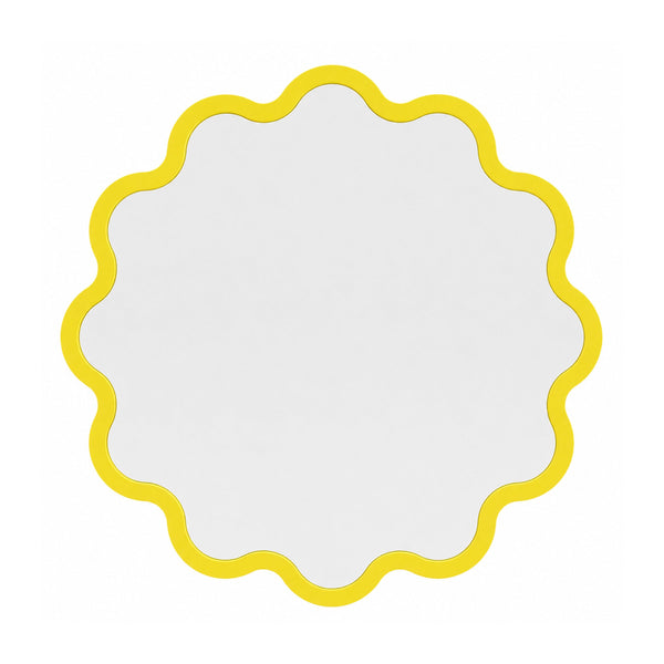 Large Organic Round Wall Mirror for Hospitality Interiors – Red Hvyli Round Large