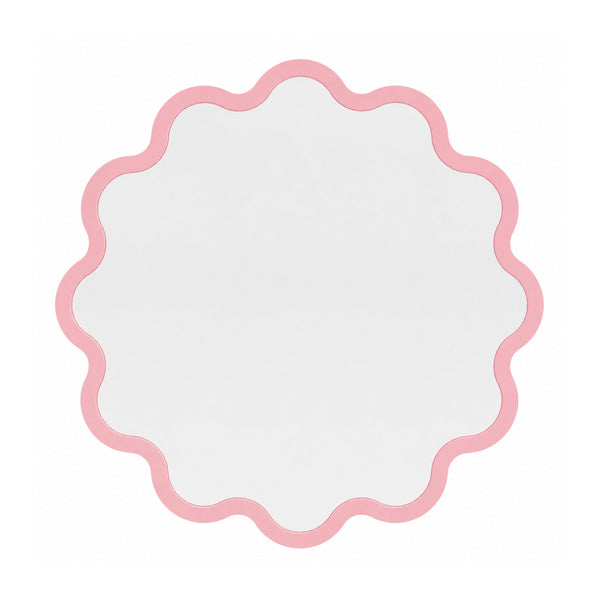 Large Organic Round Wall Mirror for Hospitality Interiors – Red Hvyli Round Large