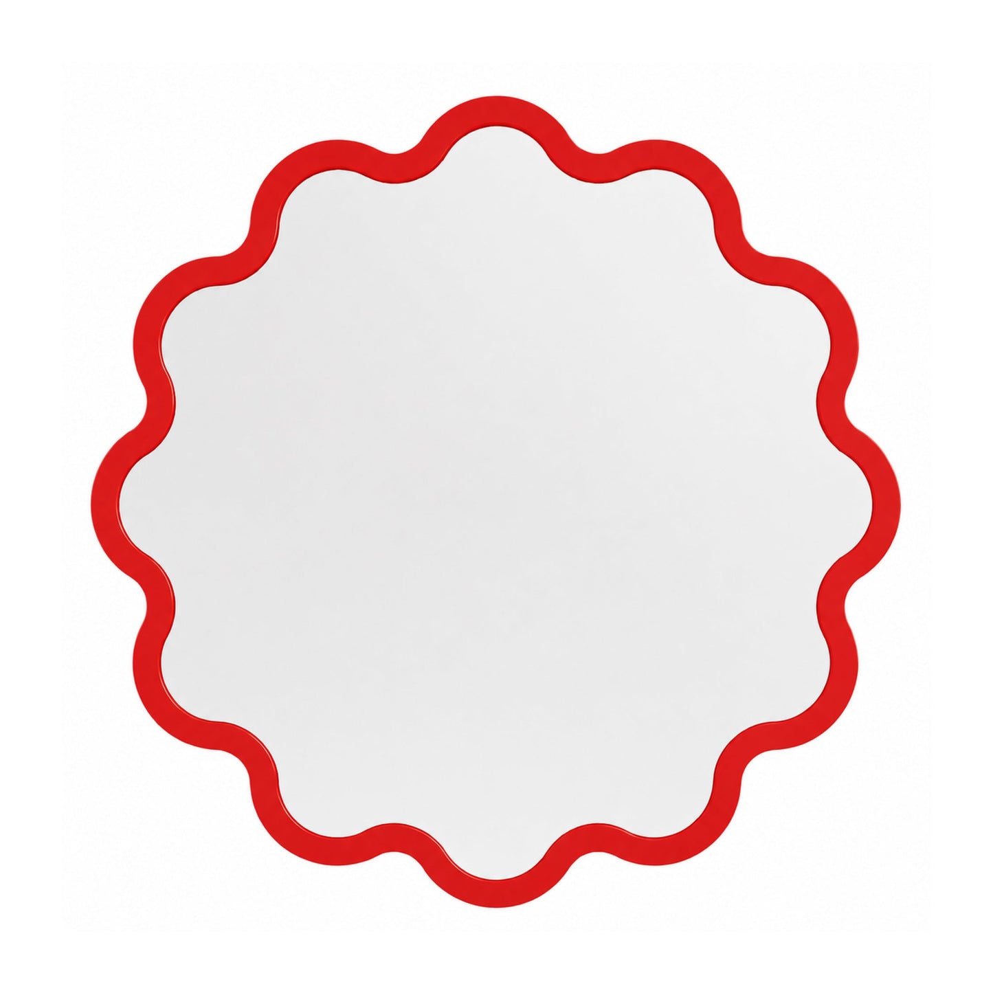 Large Organic Round Wall Mirror for Hospitality Interiors – Red Hvyli Round Large