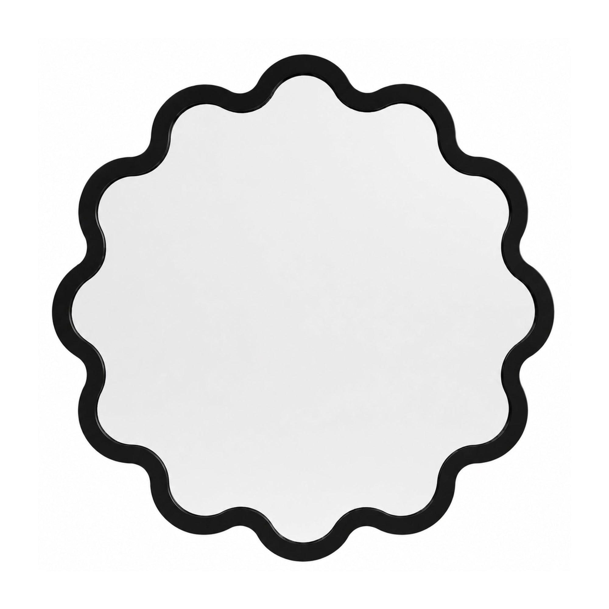 Large Organic Round Wall Mirror for Hospitality Interiors – Red Hvyli Round Large