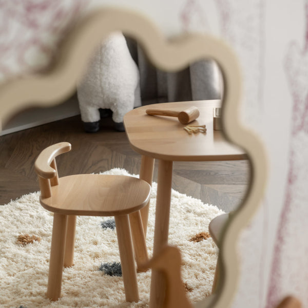 Organic Small Bathroom Round Mirror – Hvyli Round Small