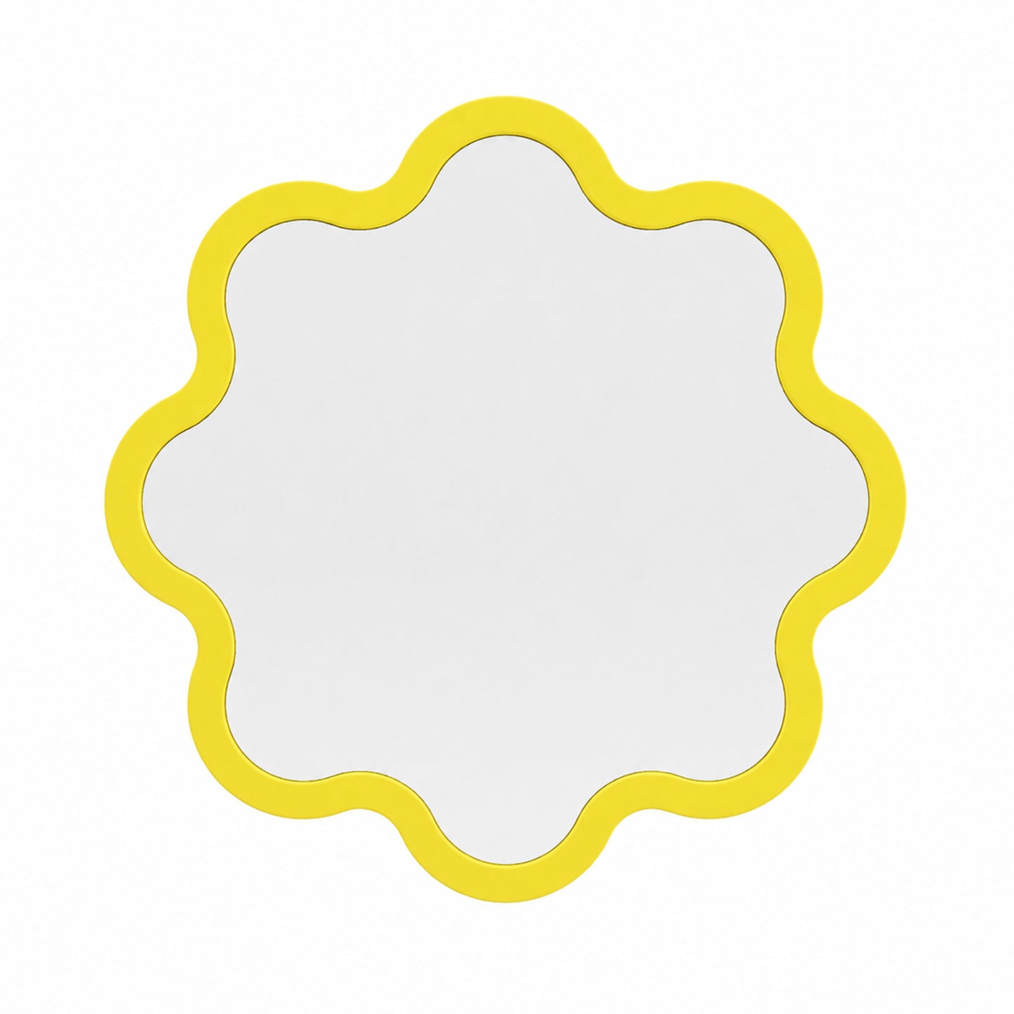 Organic Bathroom Round Wavy Mirror – Hvyli Round Medium