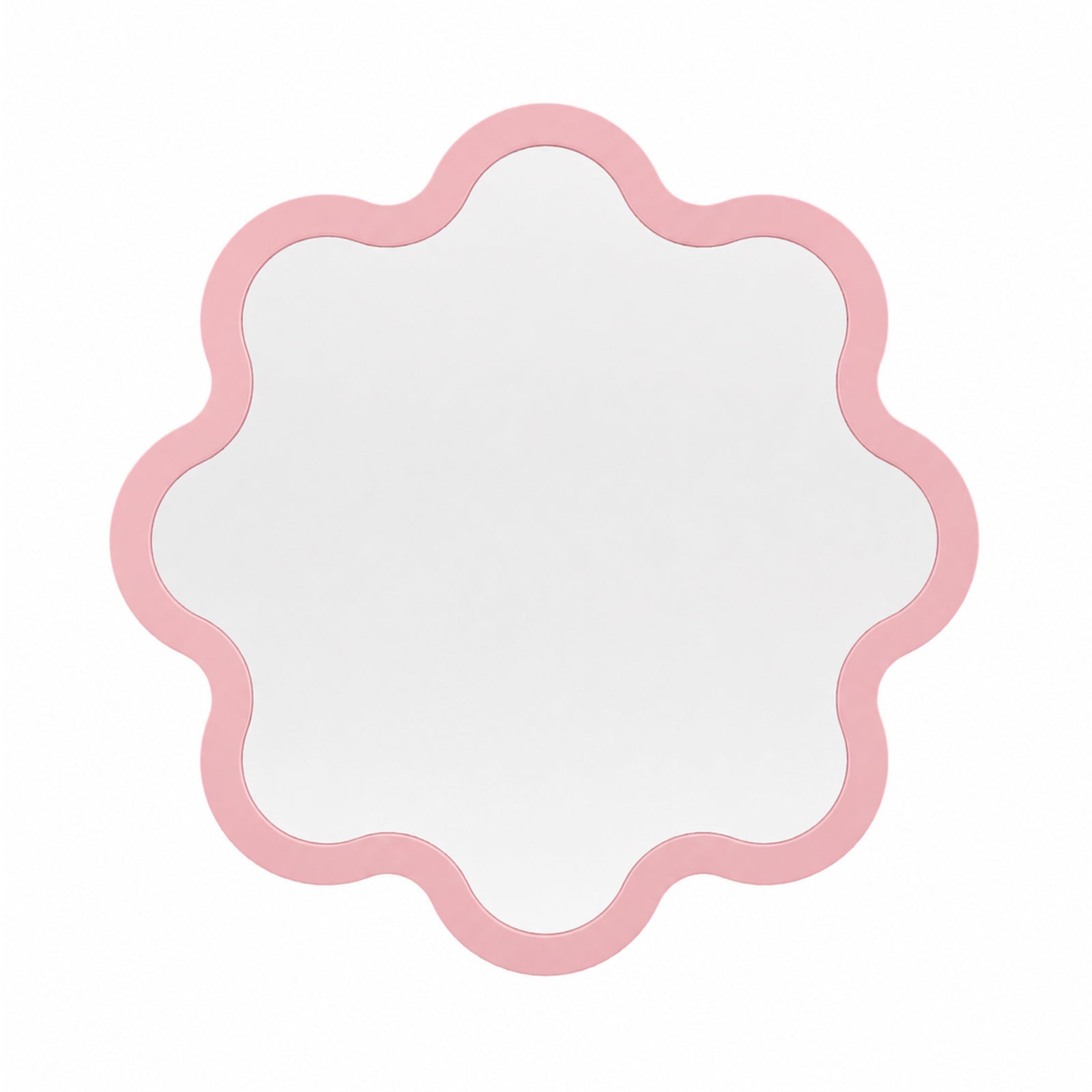 Organic Bathroom Round Wavy Mirror – Hvyli Round Medium