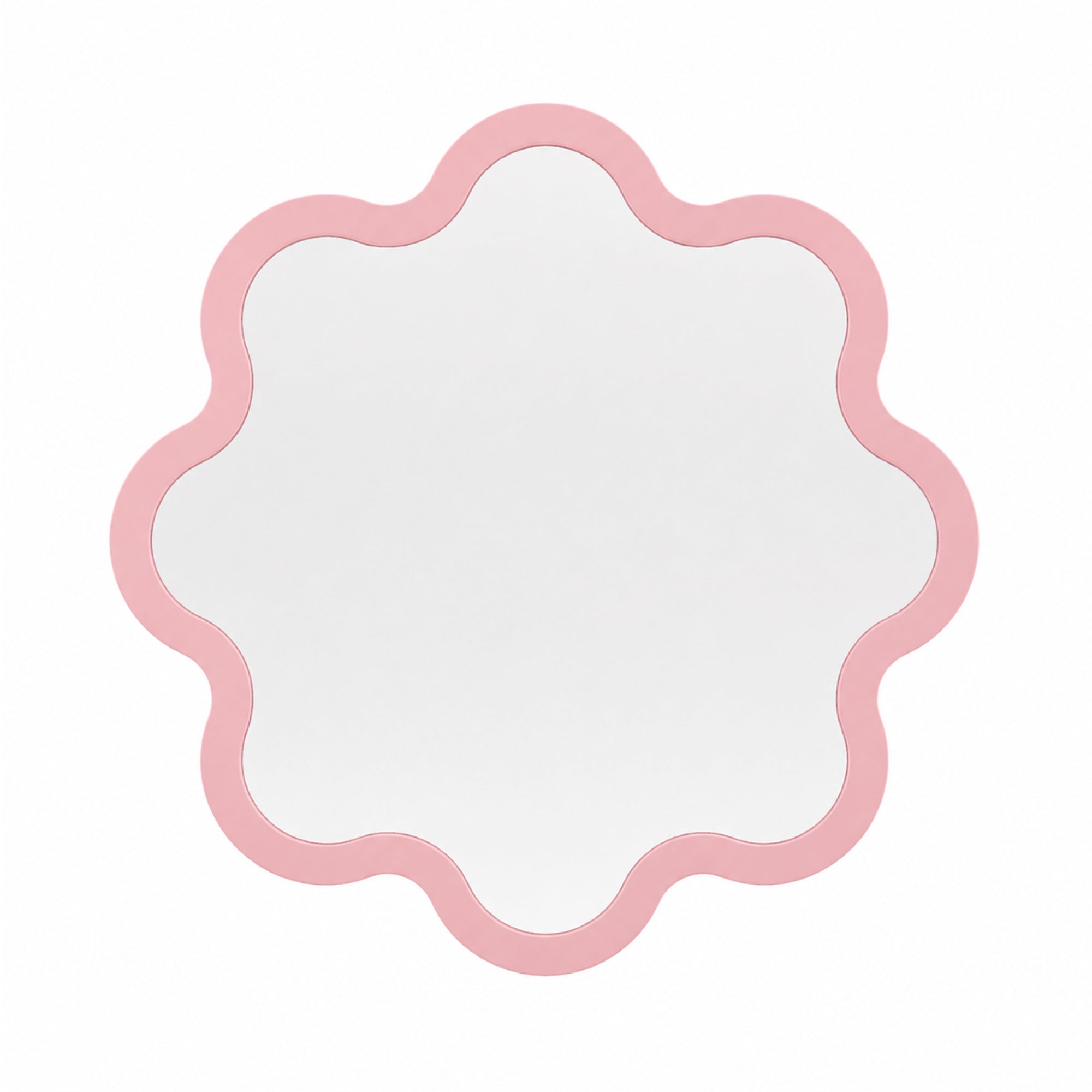 Organic Bathroom Round Wavy Mirror – Hvyli Round Medium