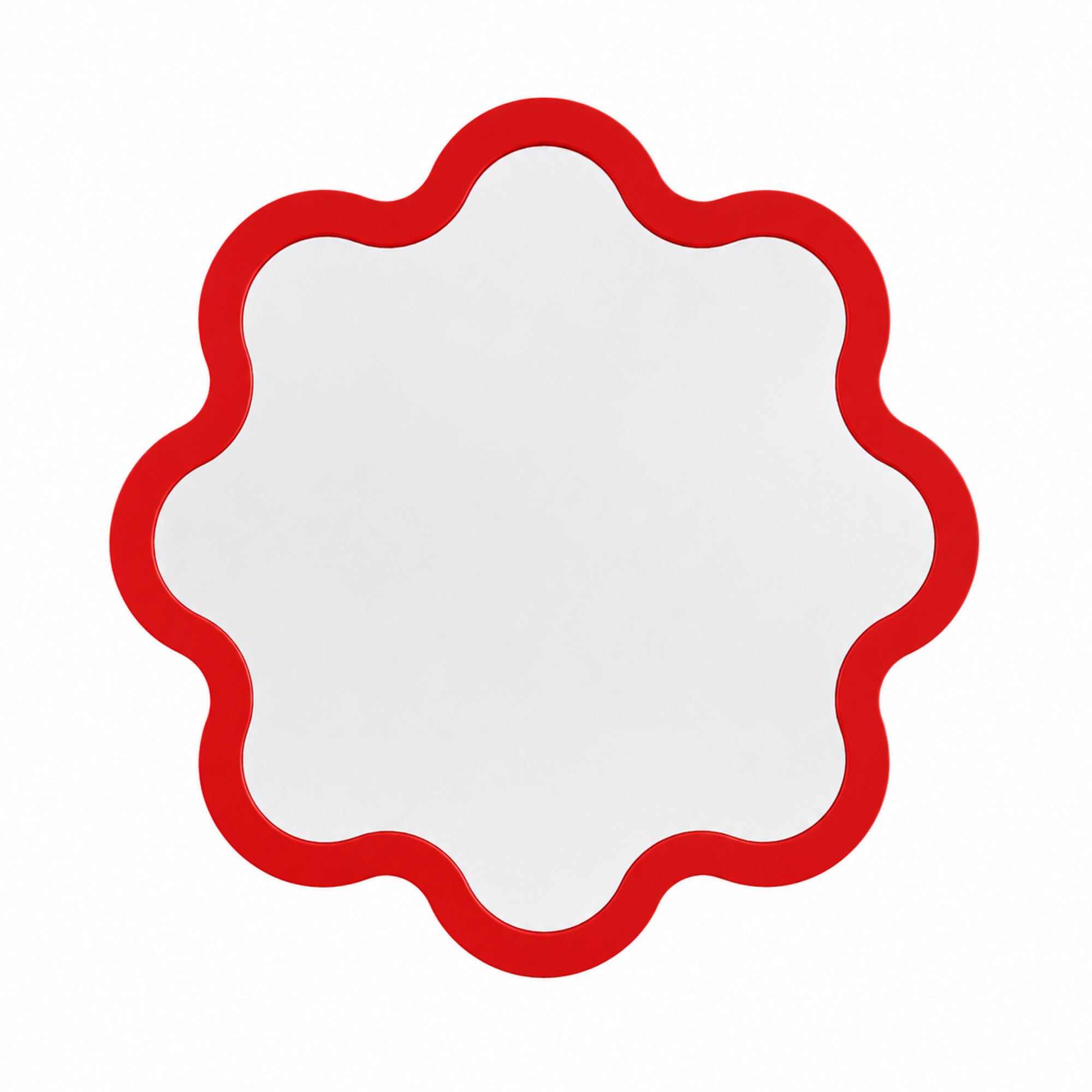 Organic Bathroom Round Wavy Mirror – Hvyli Round Medium