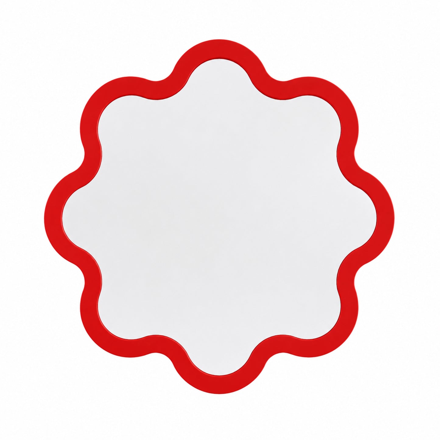 Organic Bathroom Round Wavy Mirror – Hvyli Round Medium