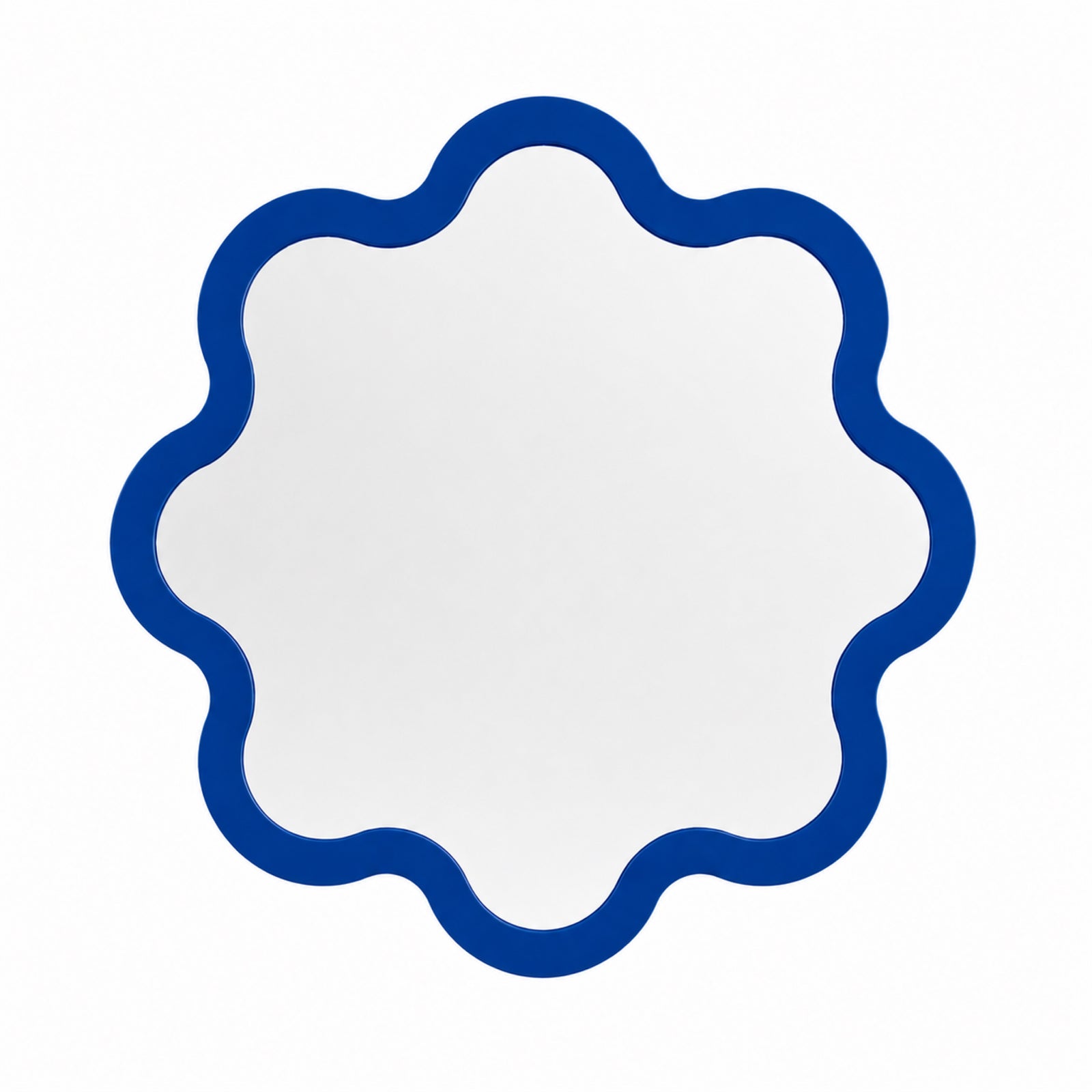 Organic Bathroom Round Wavy Mirror – Hvyli Round Medium