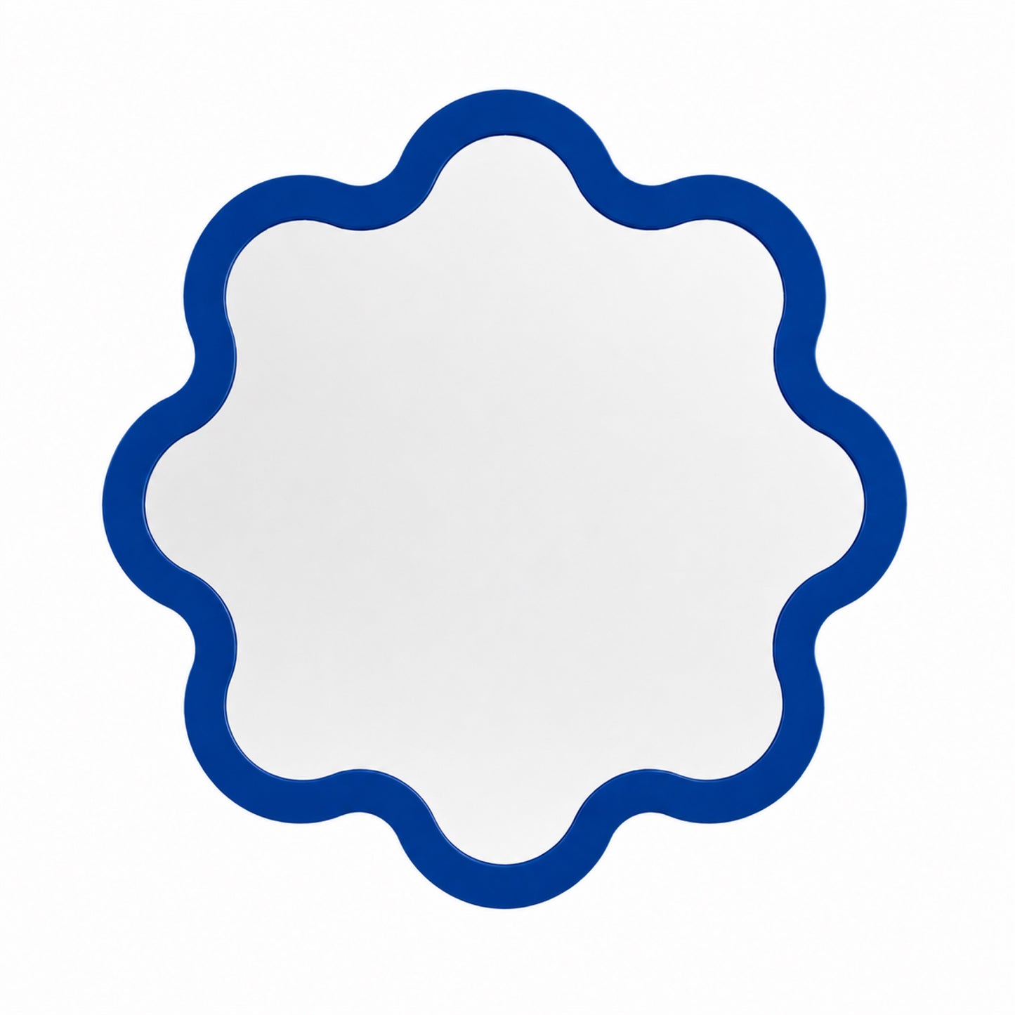 Organic Bathroom Round Wavy Mirror – Hvyli Round Medium