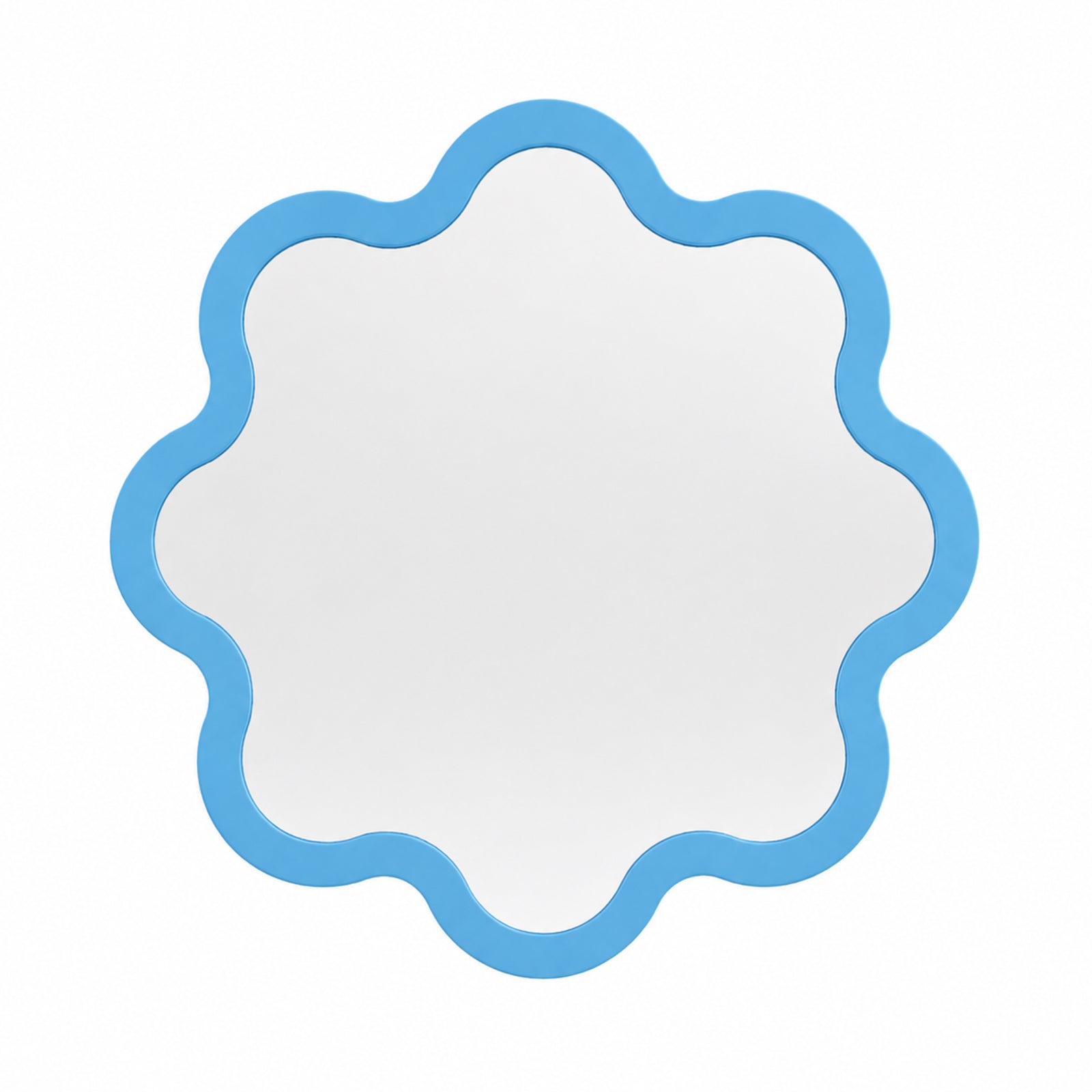 Contemporary Sculptural Wall Mirror – Hvyli Round Medium by oitoproducts