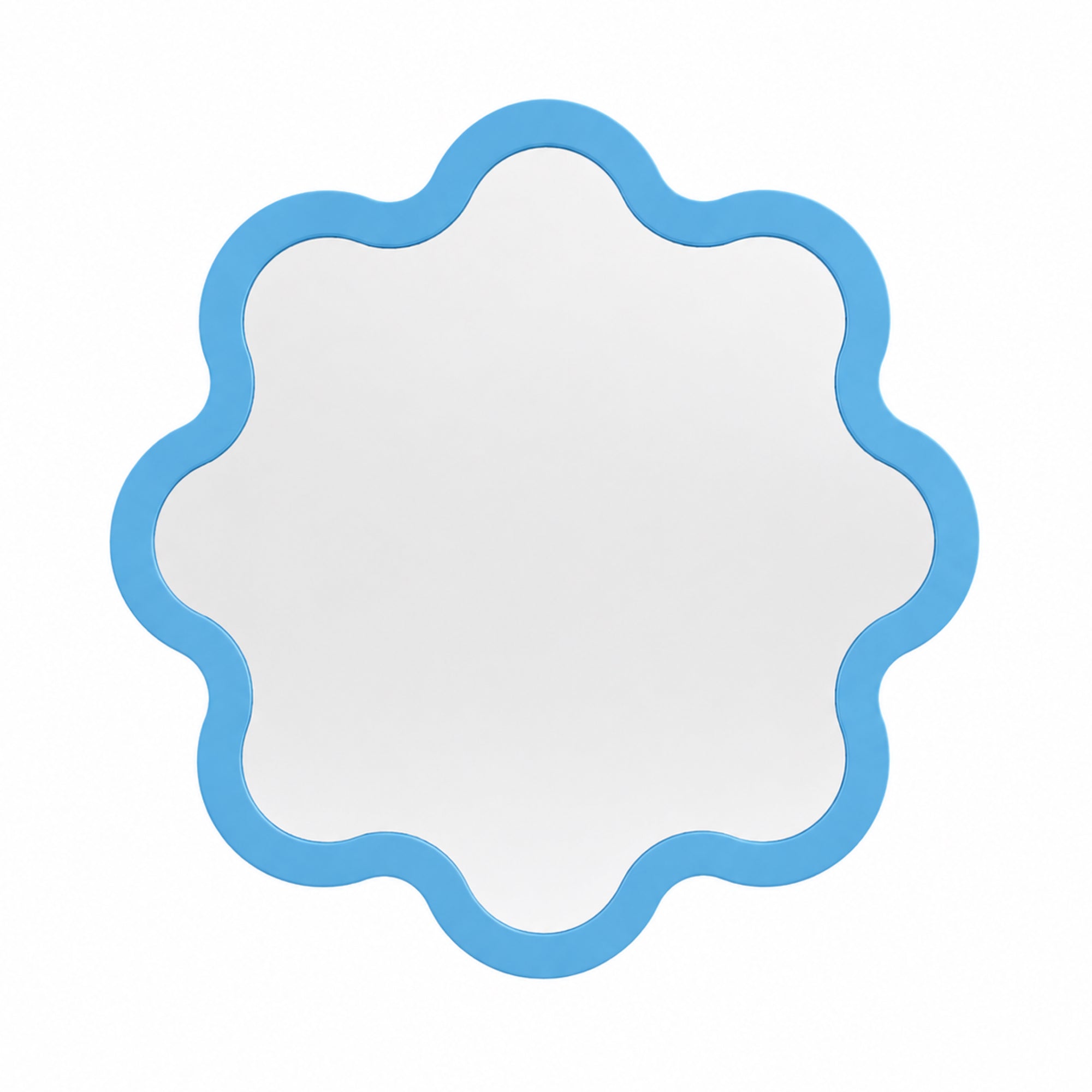 Organic Bathroom Round Wavy Mirror – Hvyli Round Medium
