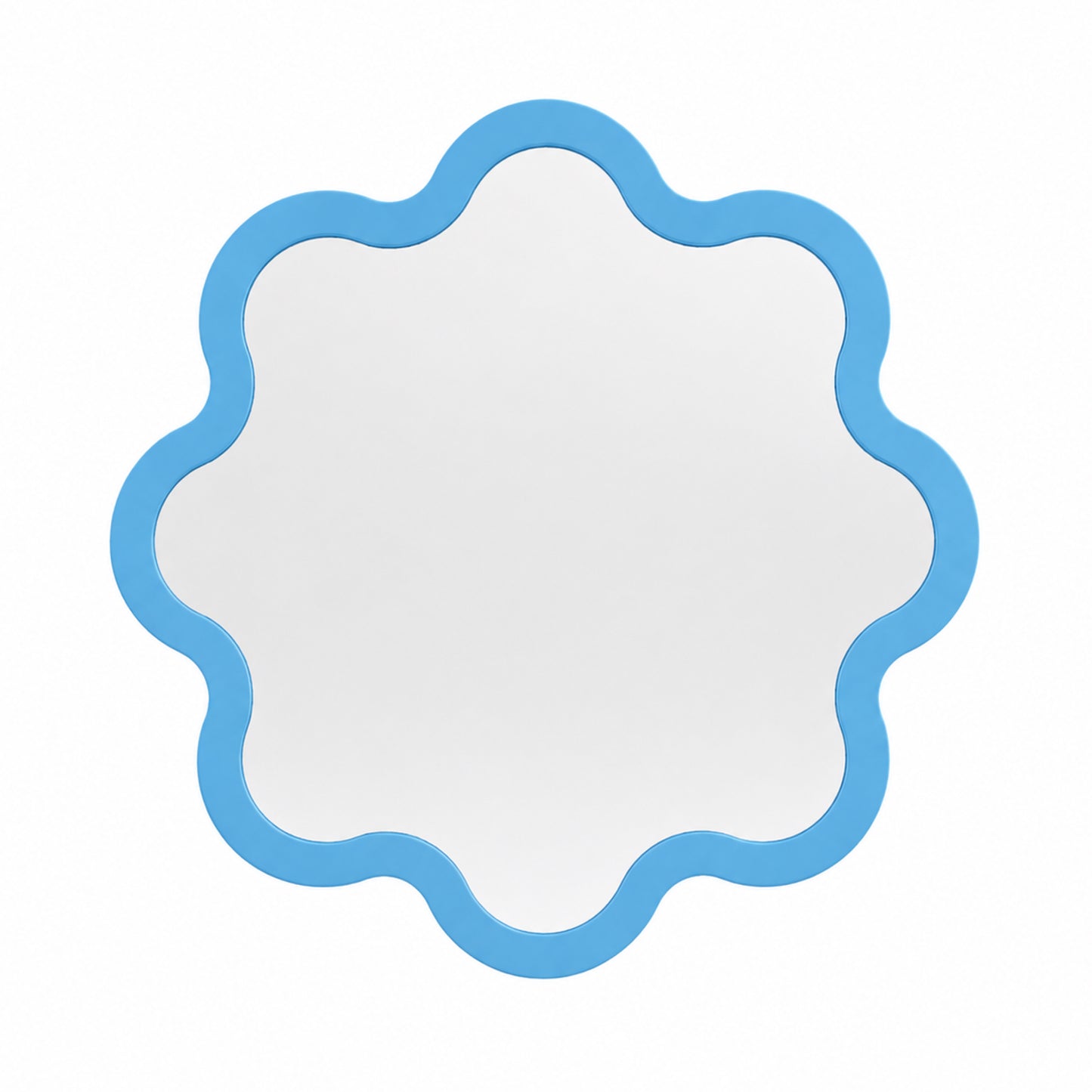 Organic Bathroom Round Wavy Mirror – Hvyli Round Medium
