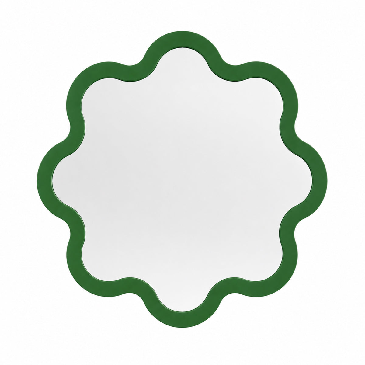 Organic Bathroom Round Wavy Mirror – Hvyli Round Medium