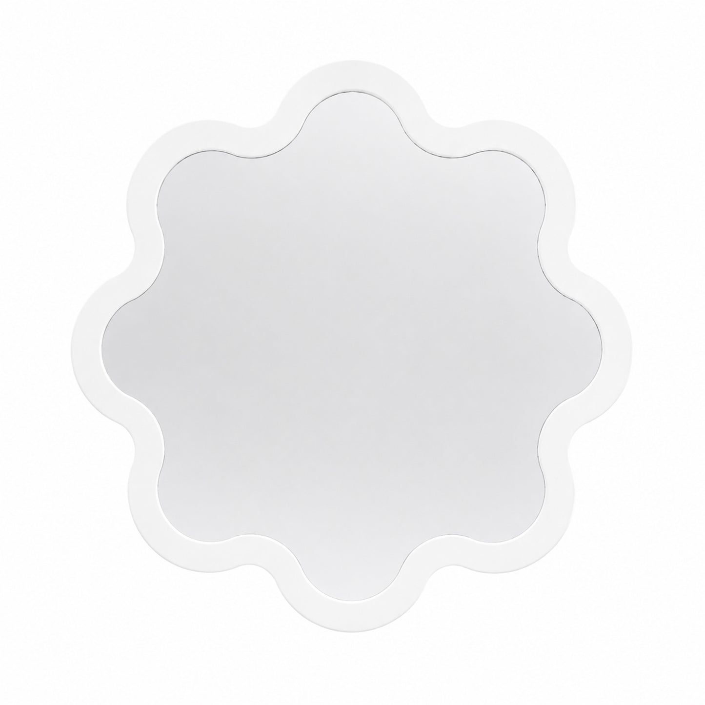 Contemporary Sculptural Wall Mirror – Hvyli Round Medium by oitoproducts