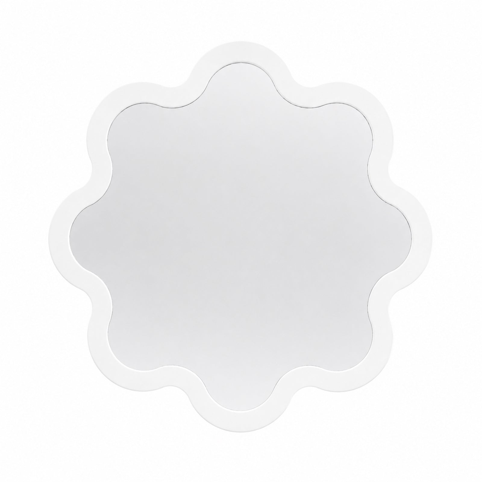 Organic Bathroom Round Wavy Mirror – Hvyli Round Medium