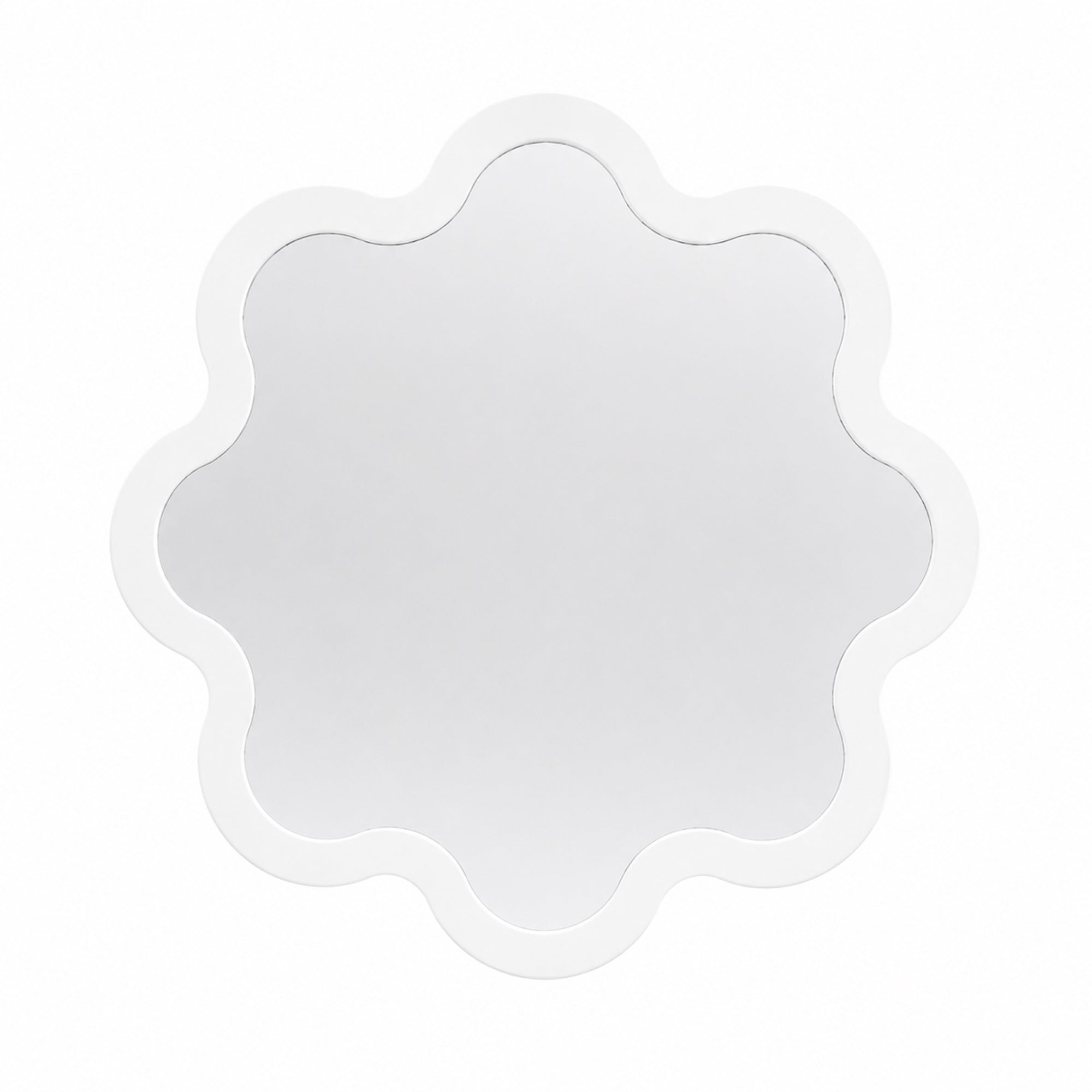 Organic Bathroom Round Wavy Mirror – Hvyli Round Medium