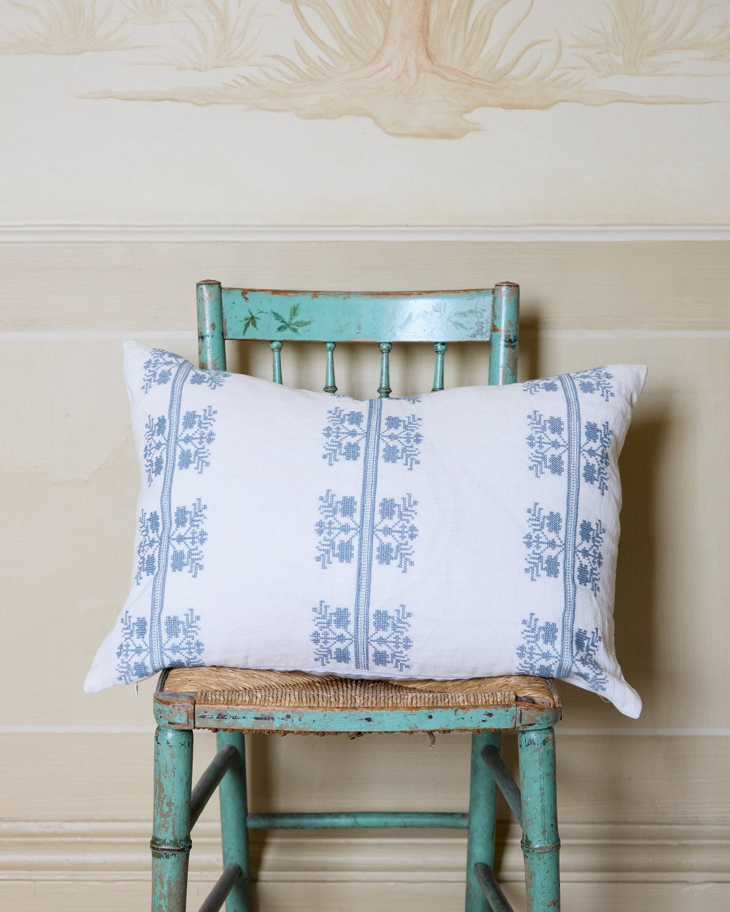 Athena Embroidered Cushion Cover