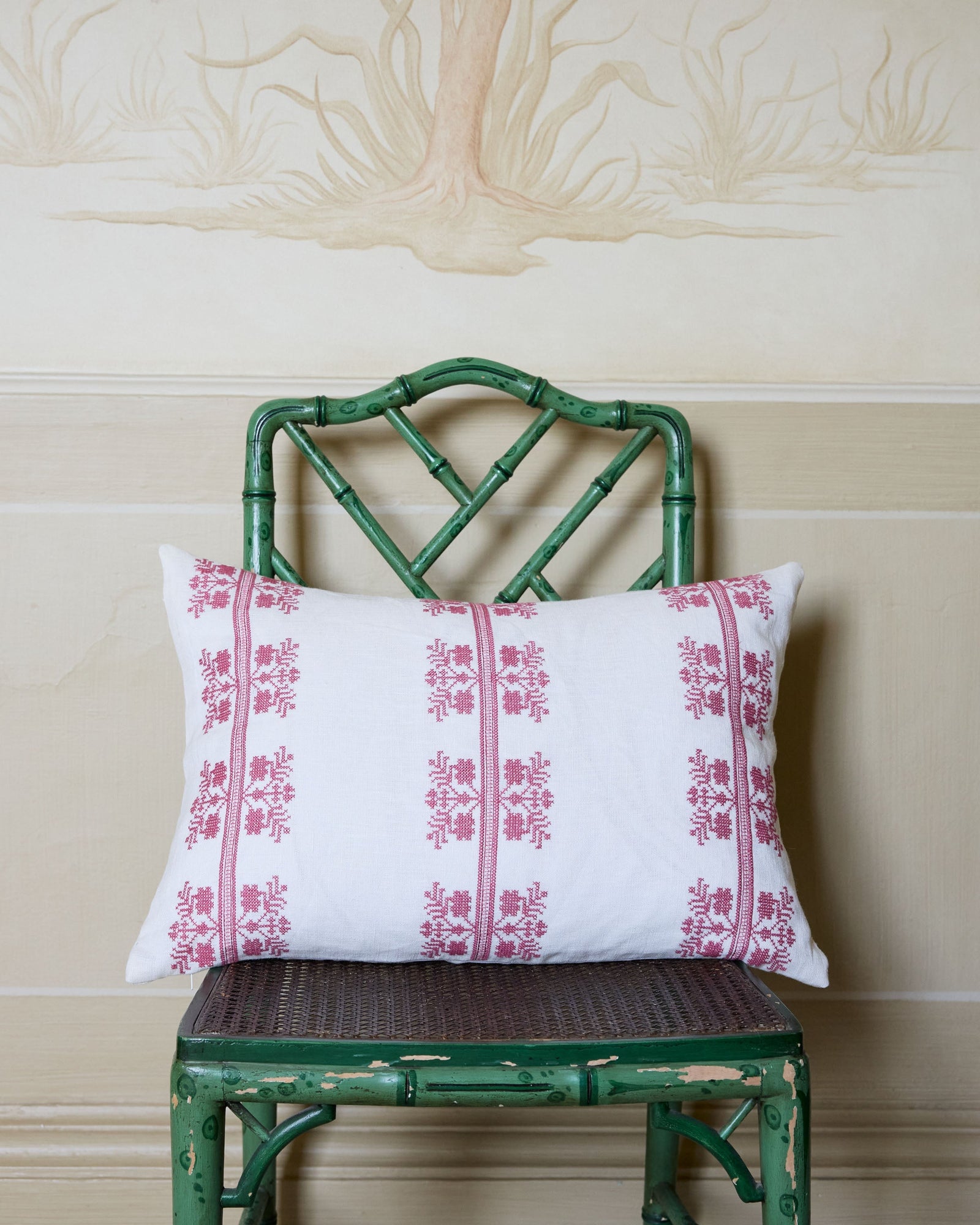 Athena Embroidered Cushion Cover